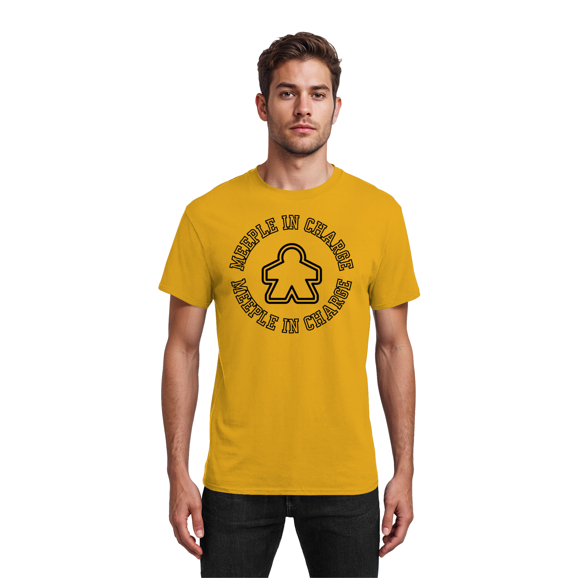 Meeple in Charge - Heavy Cotton T-Shirt