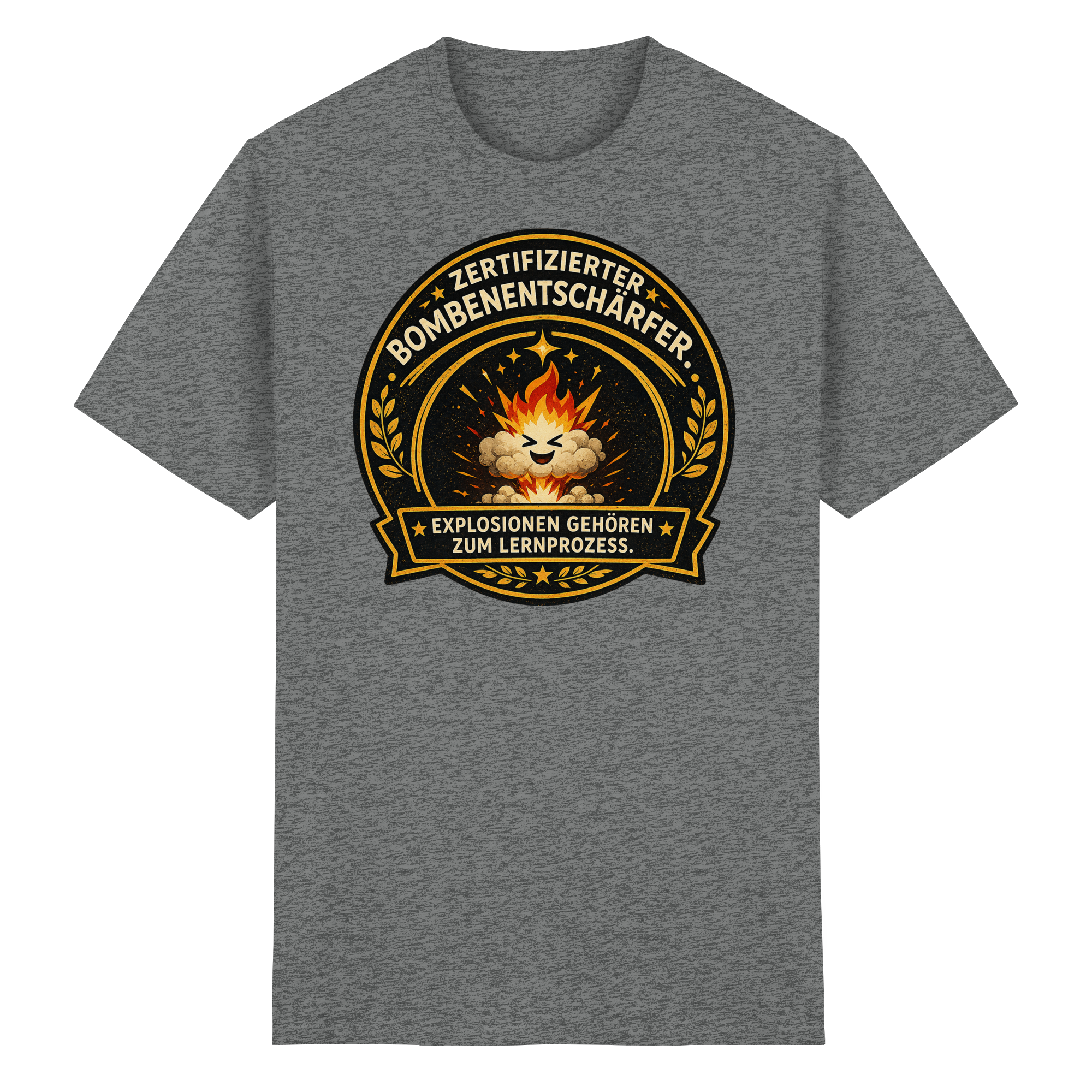 Zertifizierter Bombenentschärfer - Heavy Cotton T-Shirt