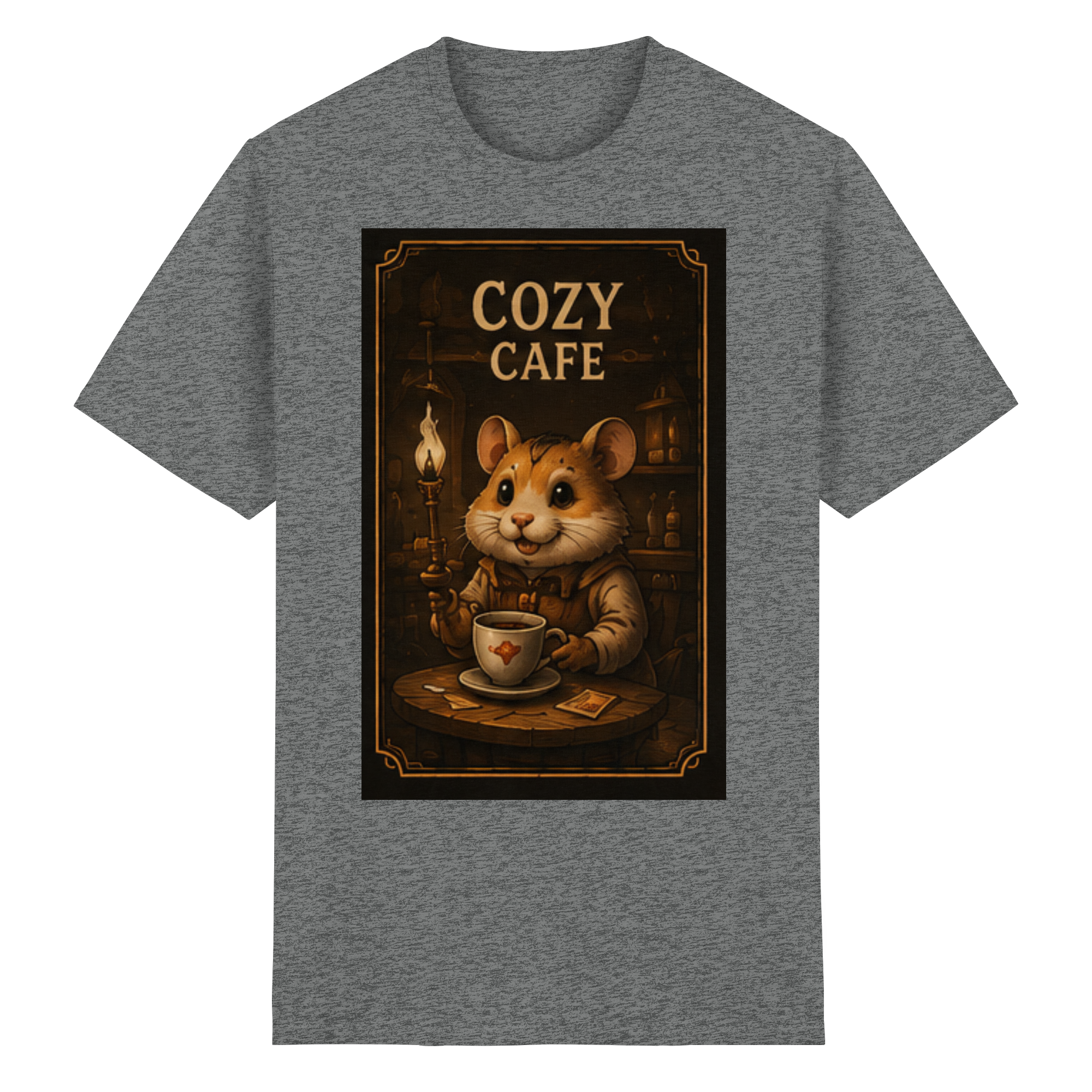 Cozy Café - Heavy Cotton T-Shirt