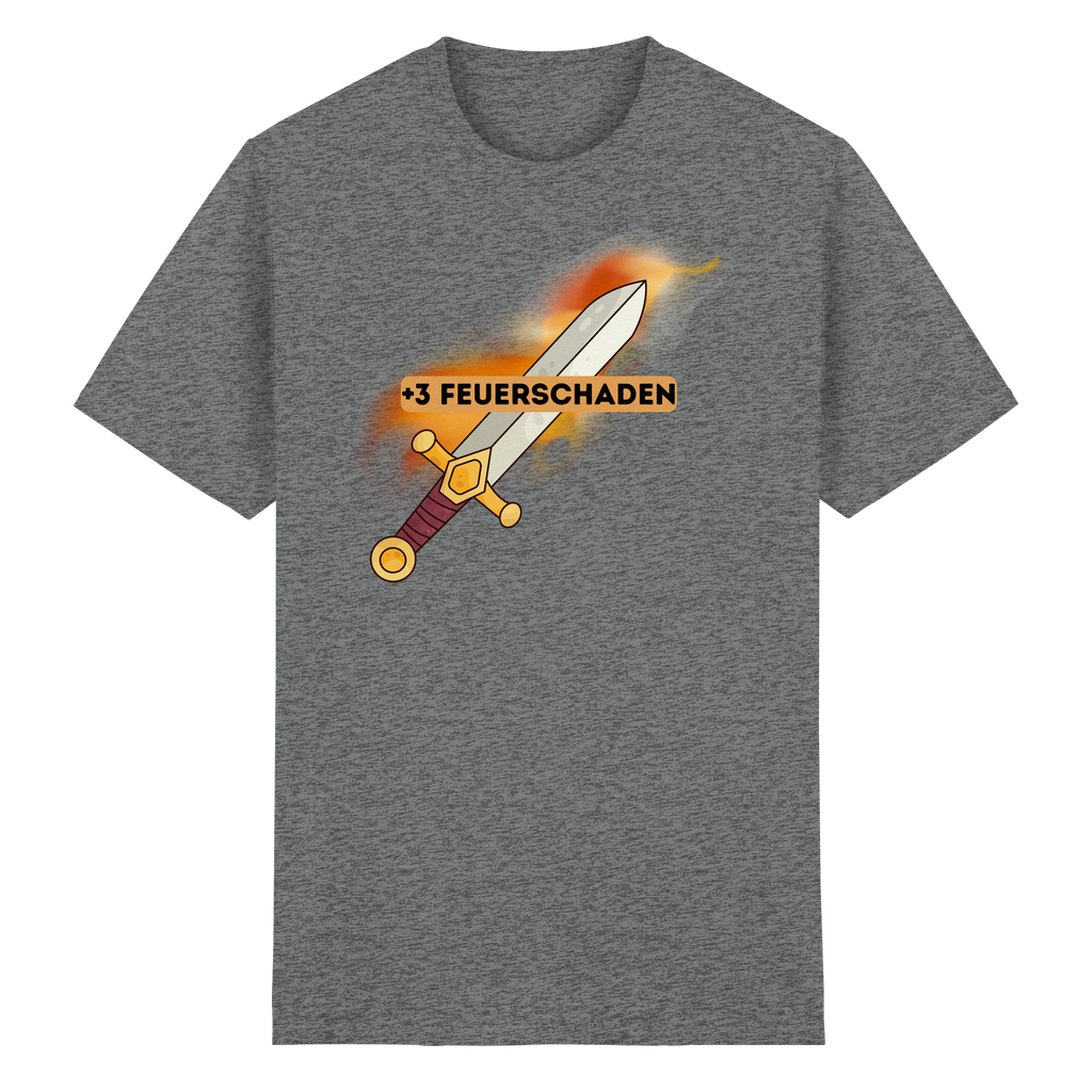 +3 Feuerschaden - Heavy Cotton T-Shirt