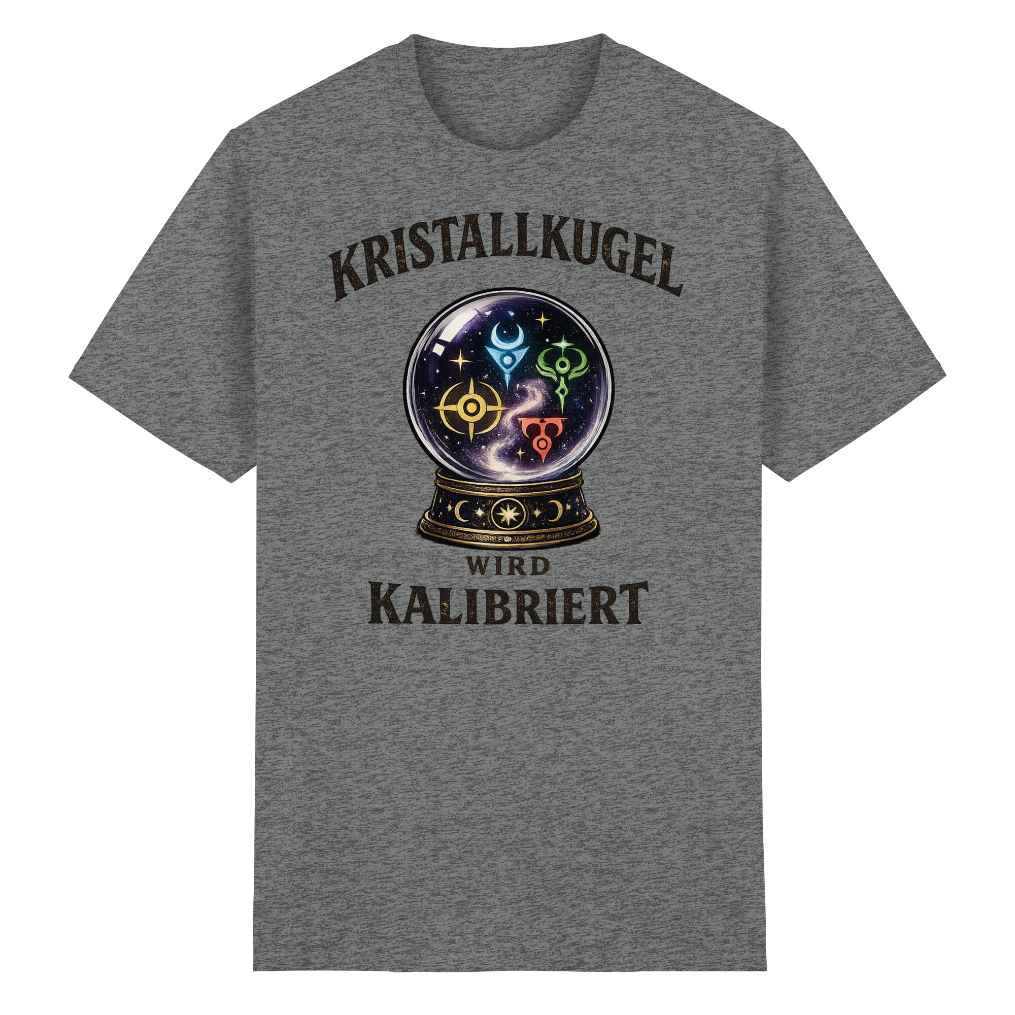 Kristallkugel wird kalibriert - Heavy Cotton T-Shirt