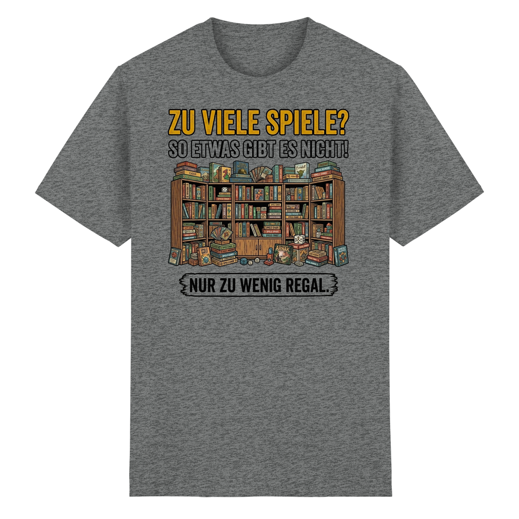 Zu viele Spiele? Zu wenig Regal.  - Heavy Cotton T-Shirt