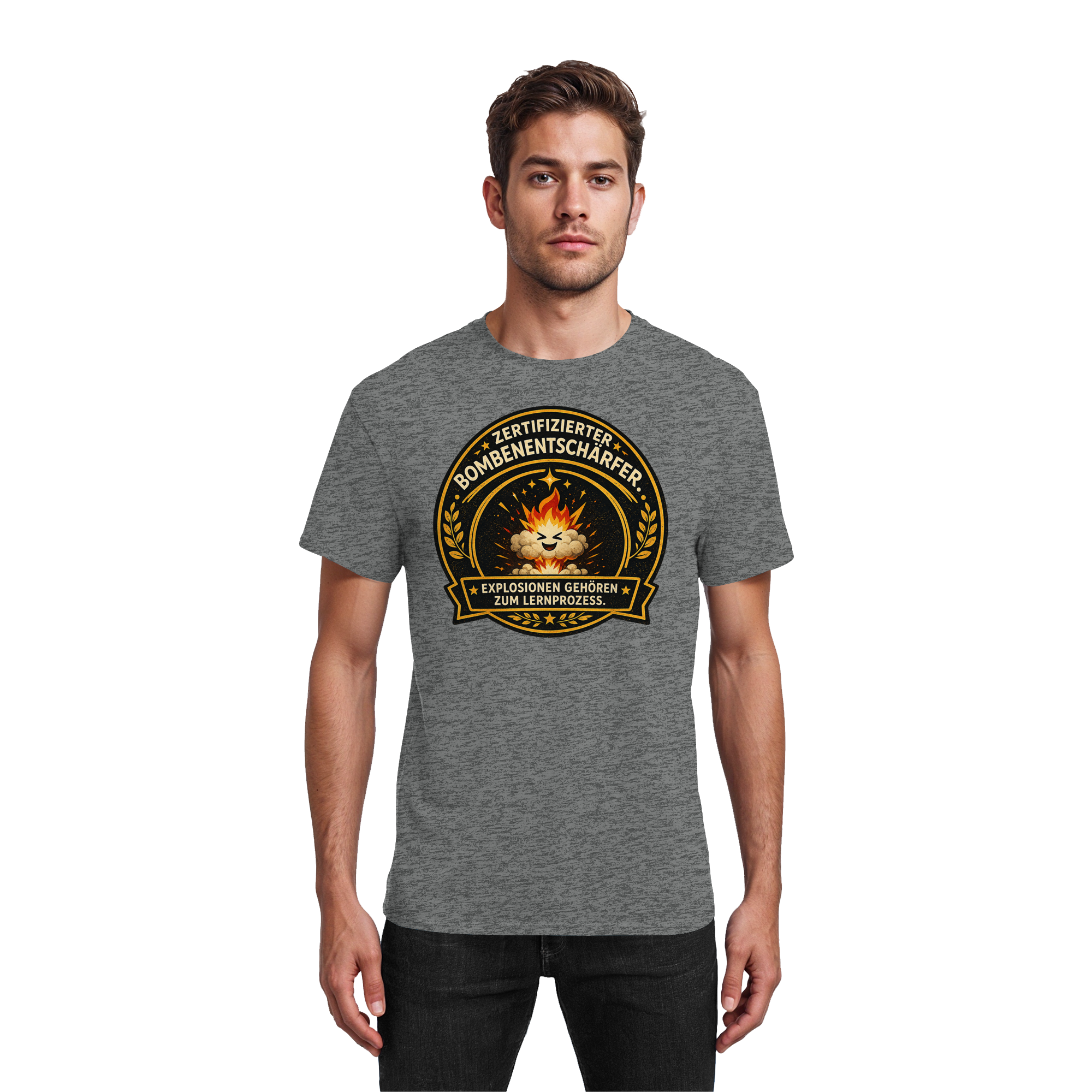 Zertifizierter Bombenentschärfer - Heavy Cotton T-Shirt