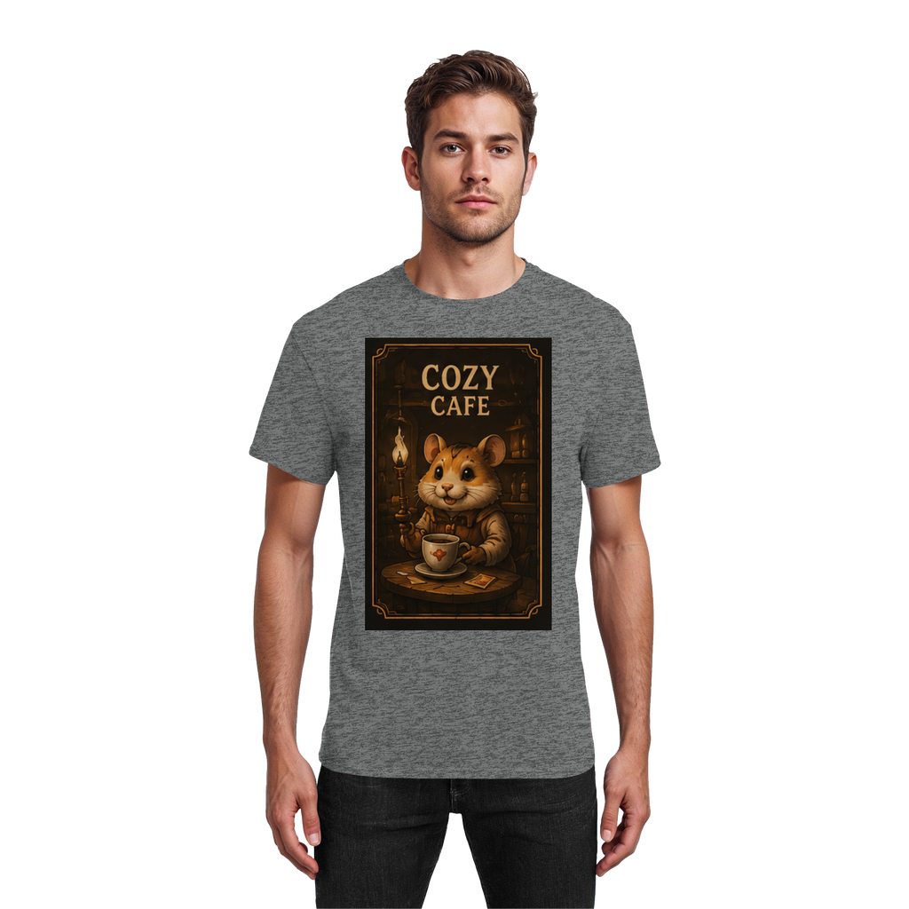Cozy Café - Heavy Cotton T-Shirt