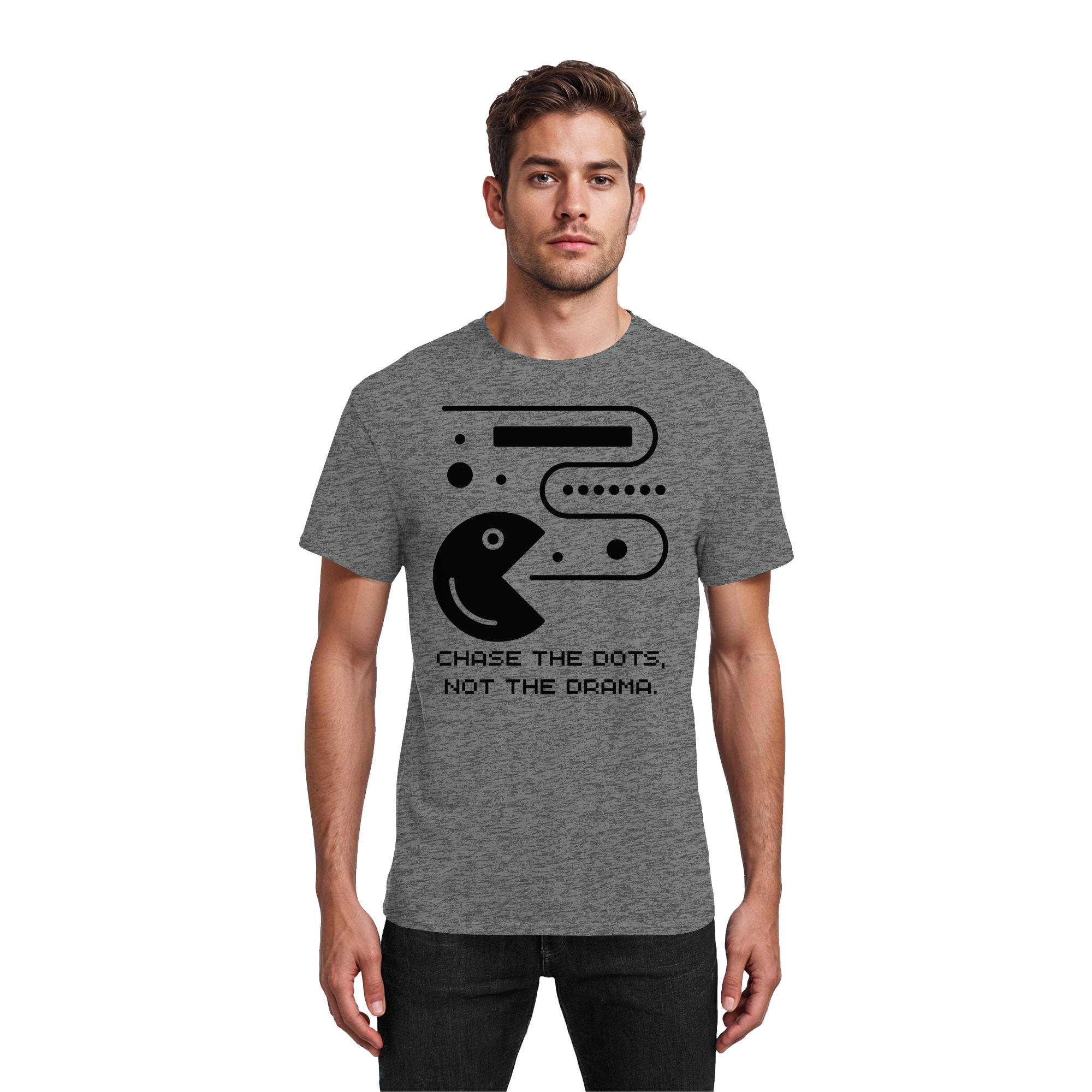 Chase the Dots, Not the Drama - Heavy Cotton T-Shirt