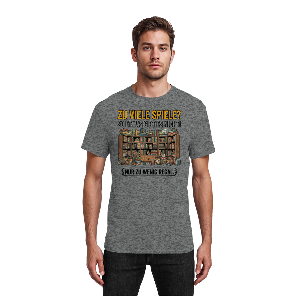 Zu viele Spiele? Zu wenig Regal.  - Heavy Cotton T-Shirt