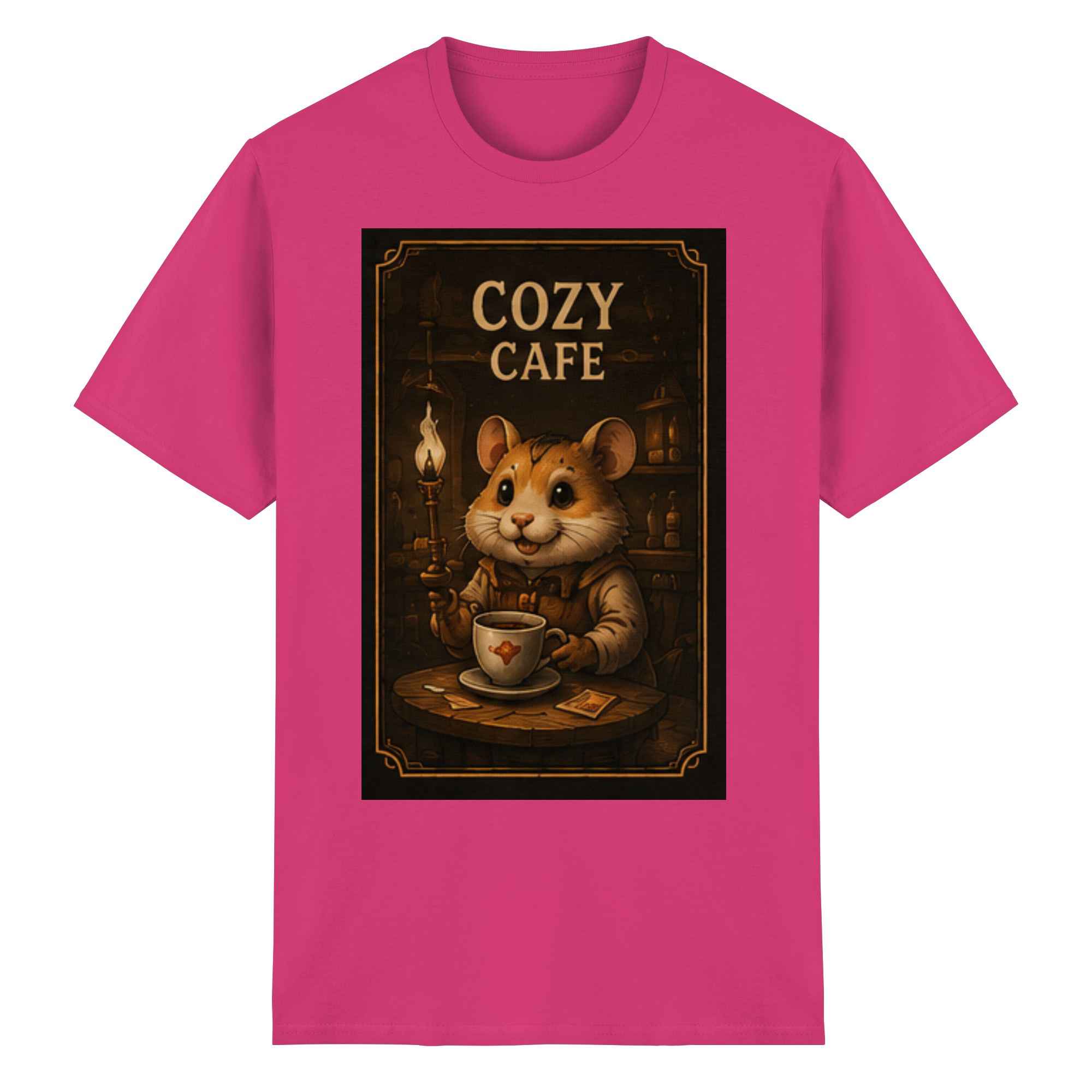 Cozy Café - Heavy Cotton T-Shirt