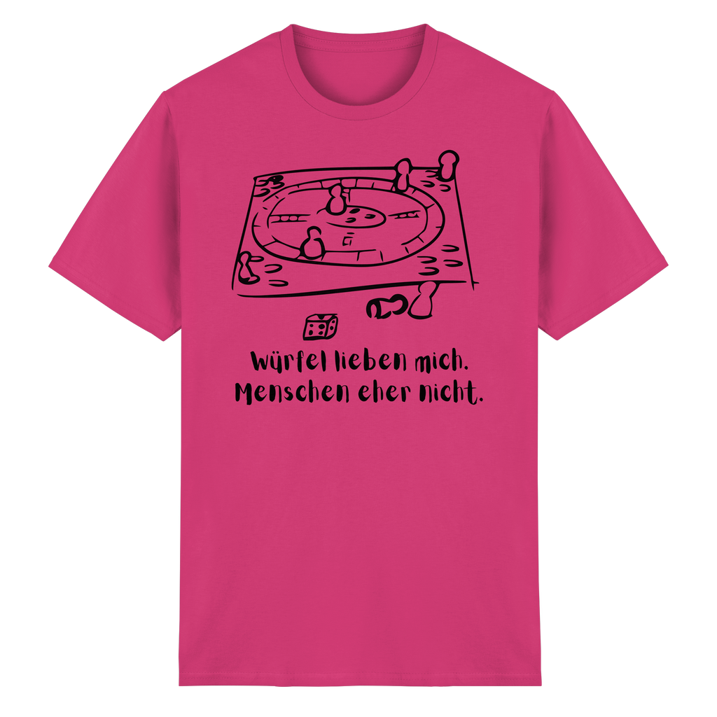 Würfel lieben mich. Menschen eher nicht. - Heavy Cotton T-Shirt