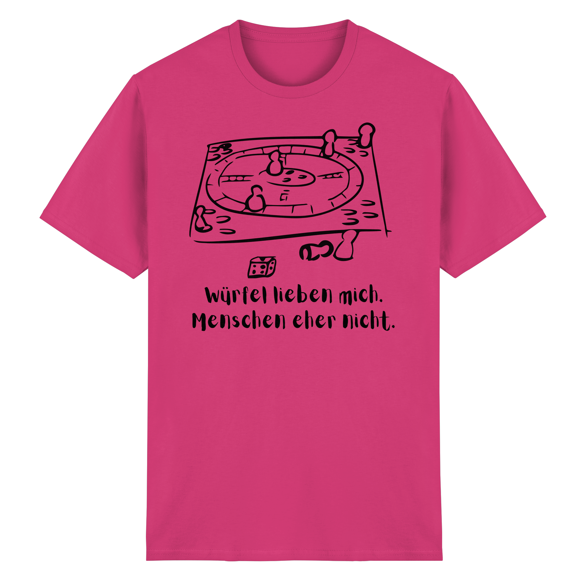 Würfel lieben mich. Menschen eher nicht. - Heavy Cotton T-Shirt