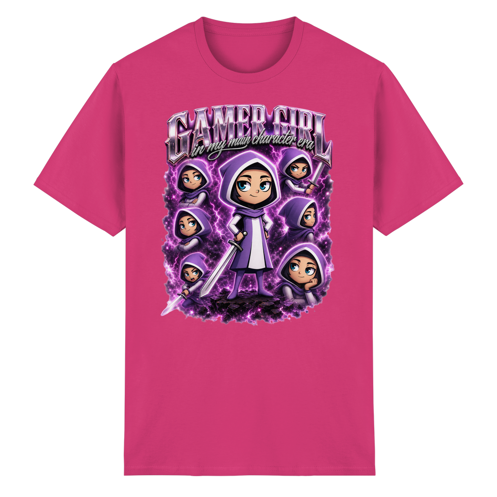 Gamer Girl in My Main Character Era - Heavy Cotton T-Shirt