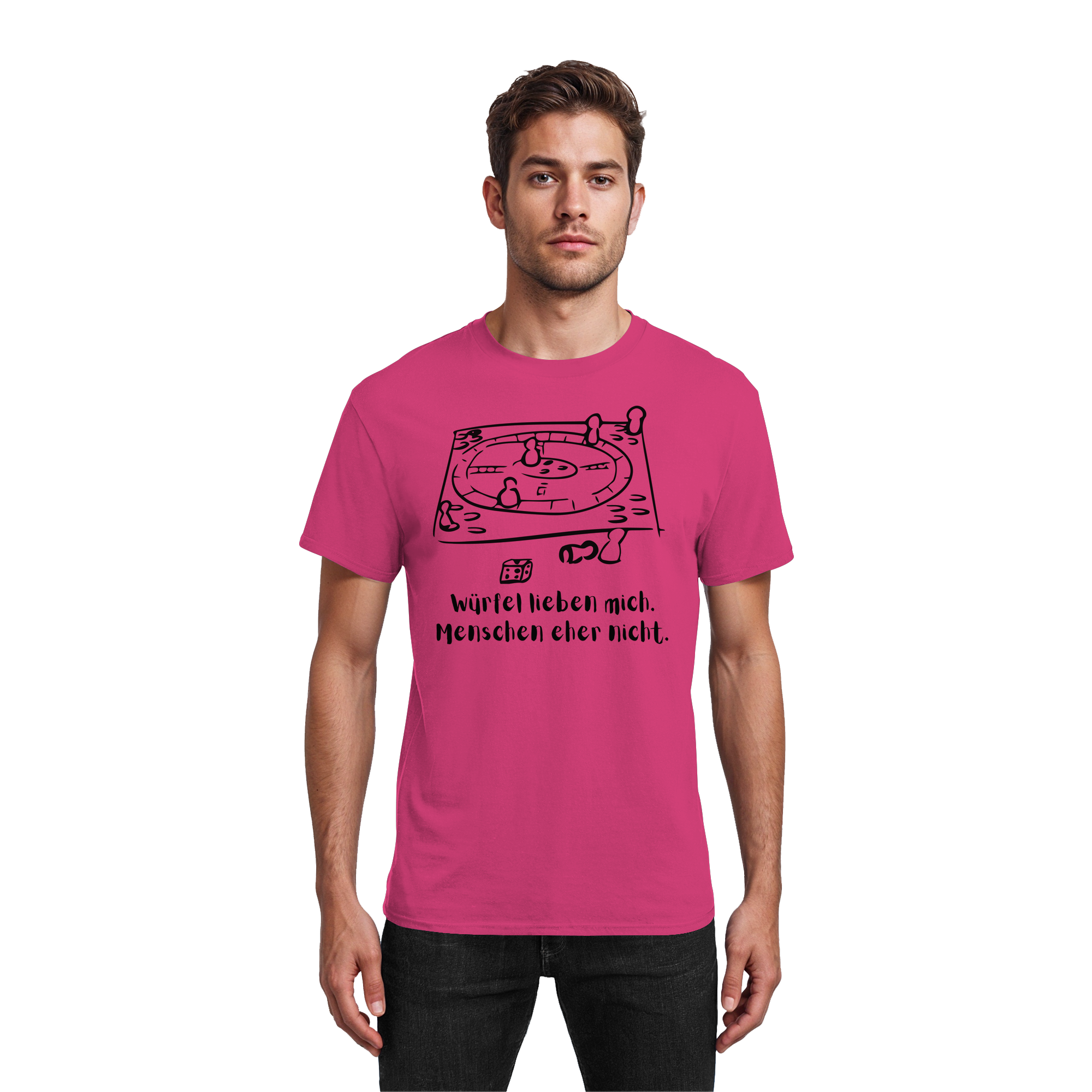 Würfel lieben mich. Menschen eher nicht. - Heavy Cotton T-Shirt