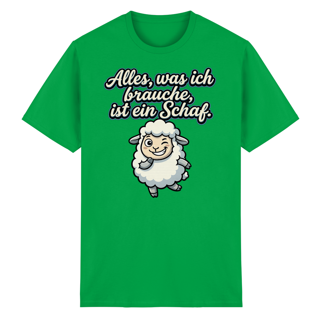 Alles, was ich brauche, ist ein Schaf!  - Heavy Cotton T-Shirt