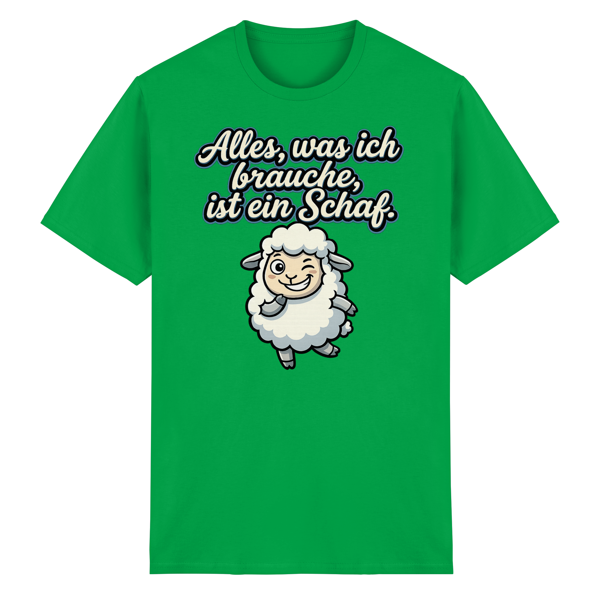 Alles, was ich brauche, ist ein Schaf!  - Heavy Cotton T-Shirt