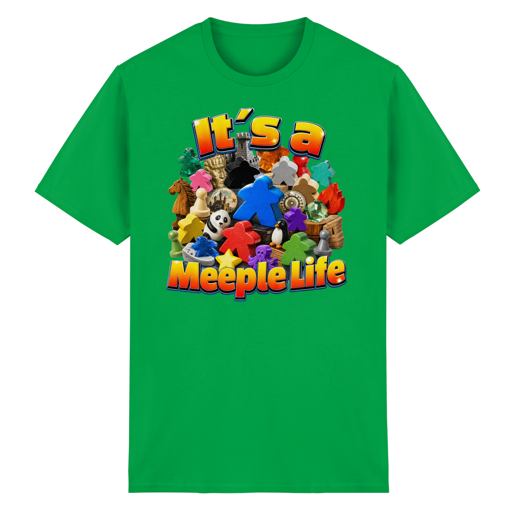 It's a Meeple Life - Heavy Cotton T-Shirt