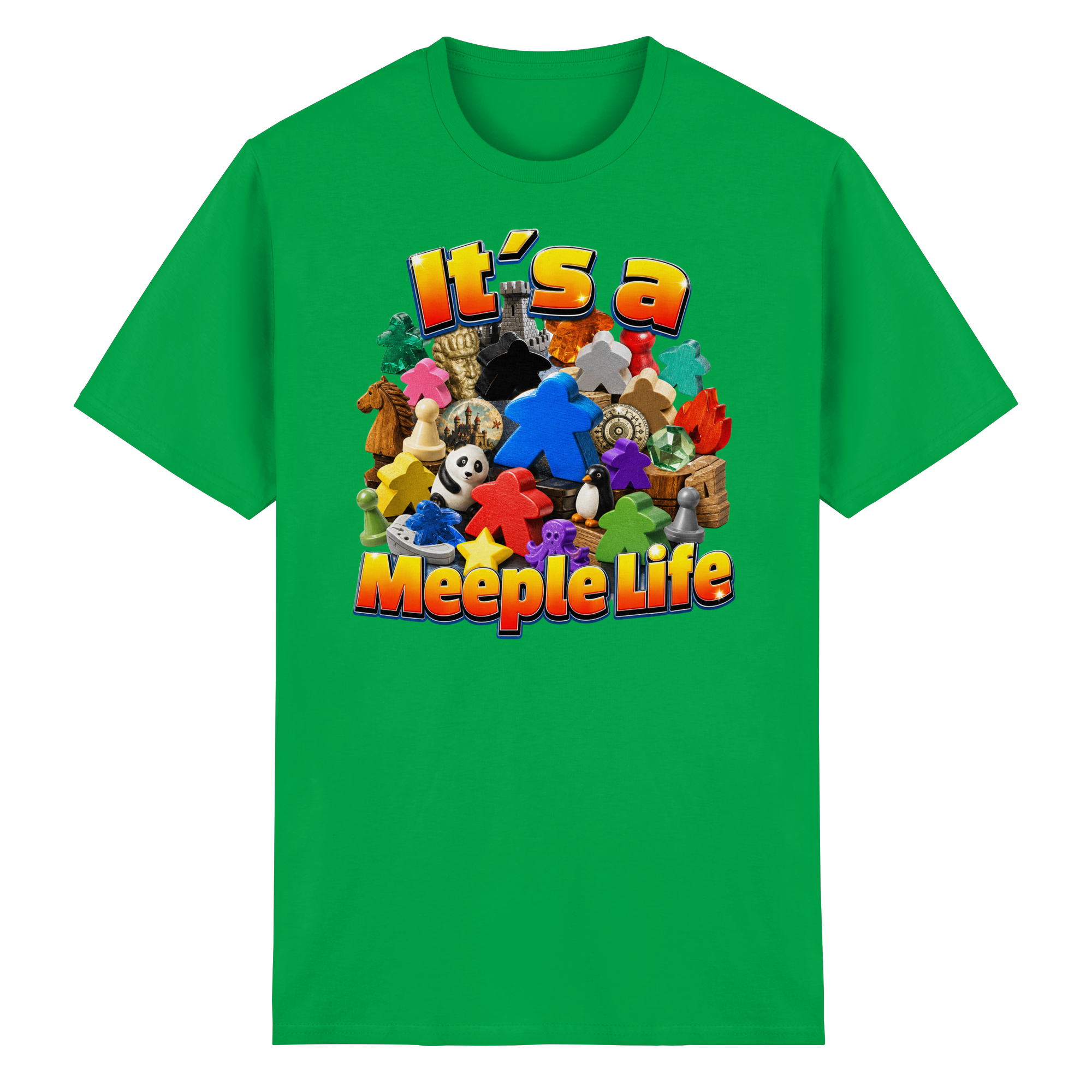 It's a Meeple Life - Heavy Cotton T-Shirt