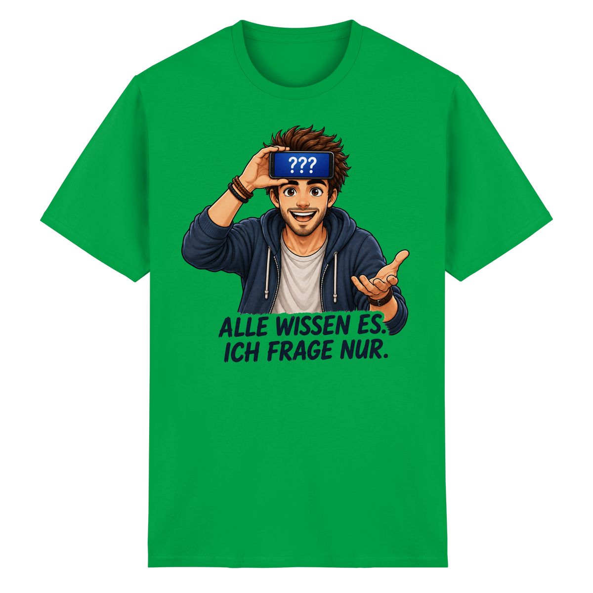 Alle wissen es. Ich frage nur. - Heavy Cotton T-Shirt