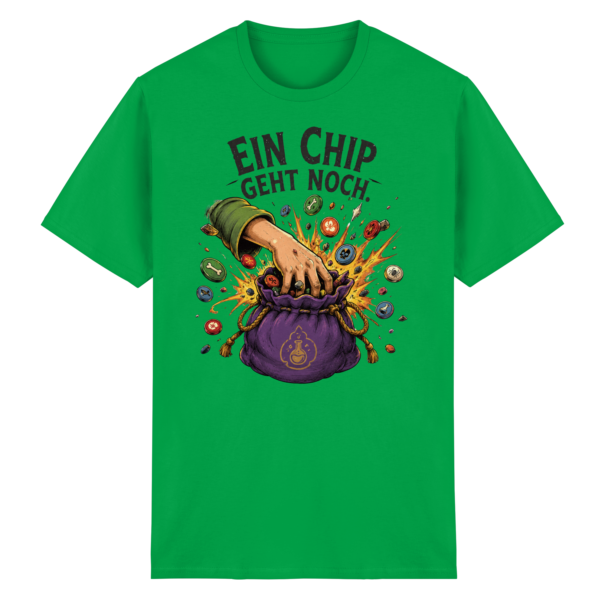 Ein Chip geht noch - Heavy Cotton T-Shirt