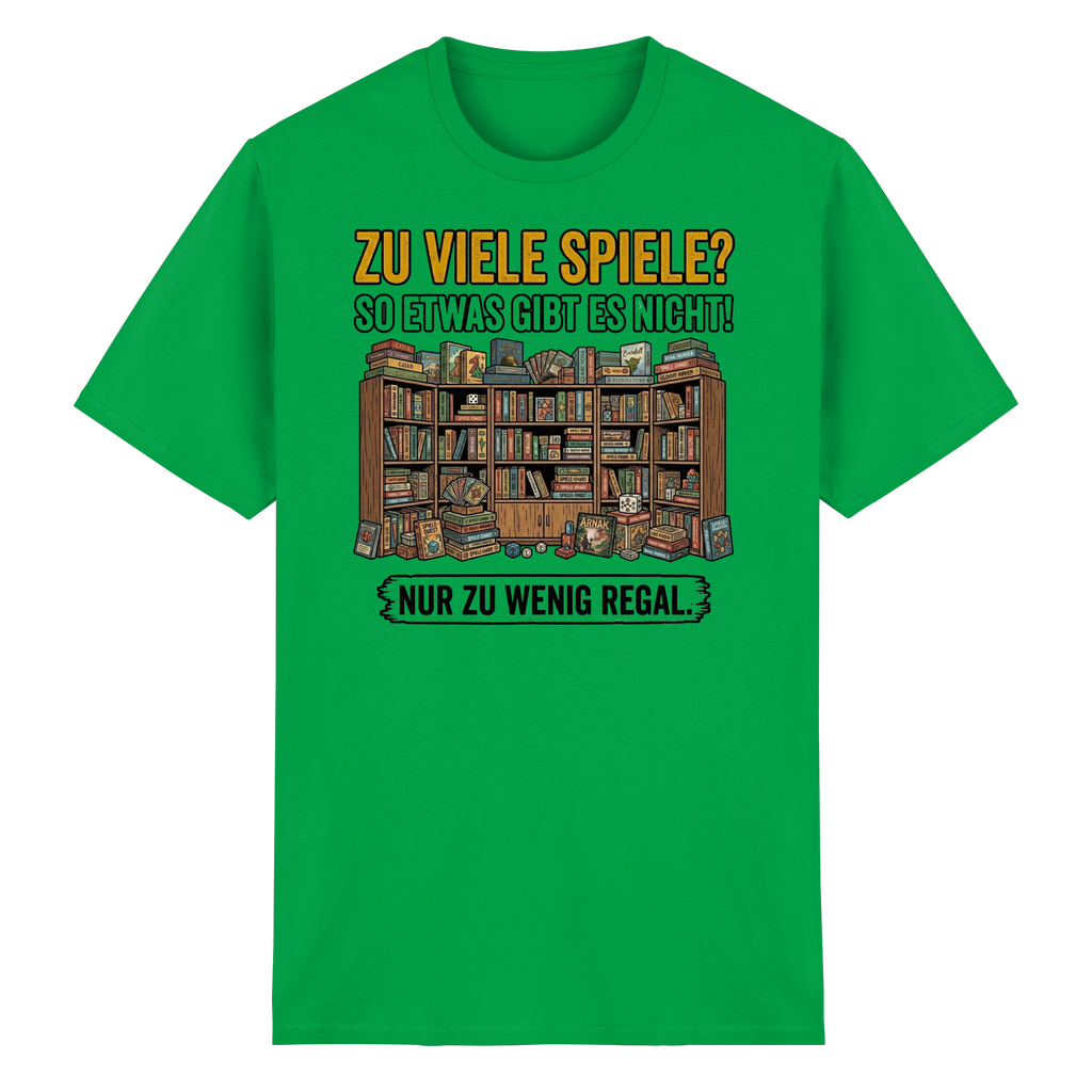 Zu viele Spiele? Zu wenig Regal.  - Heavy Cotton T-Shirt