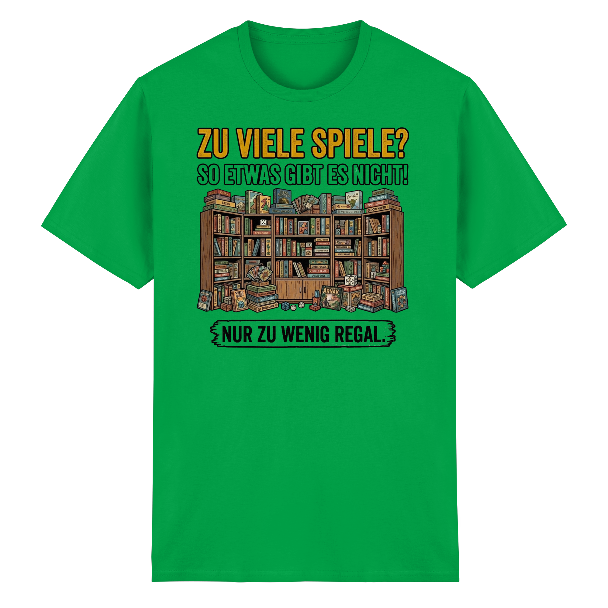 Zu viele Spiele? Zu wenig Regal.  - Heavy Cotton T-Shirt