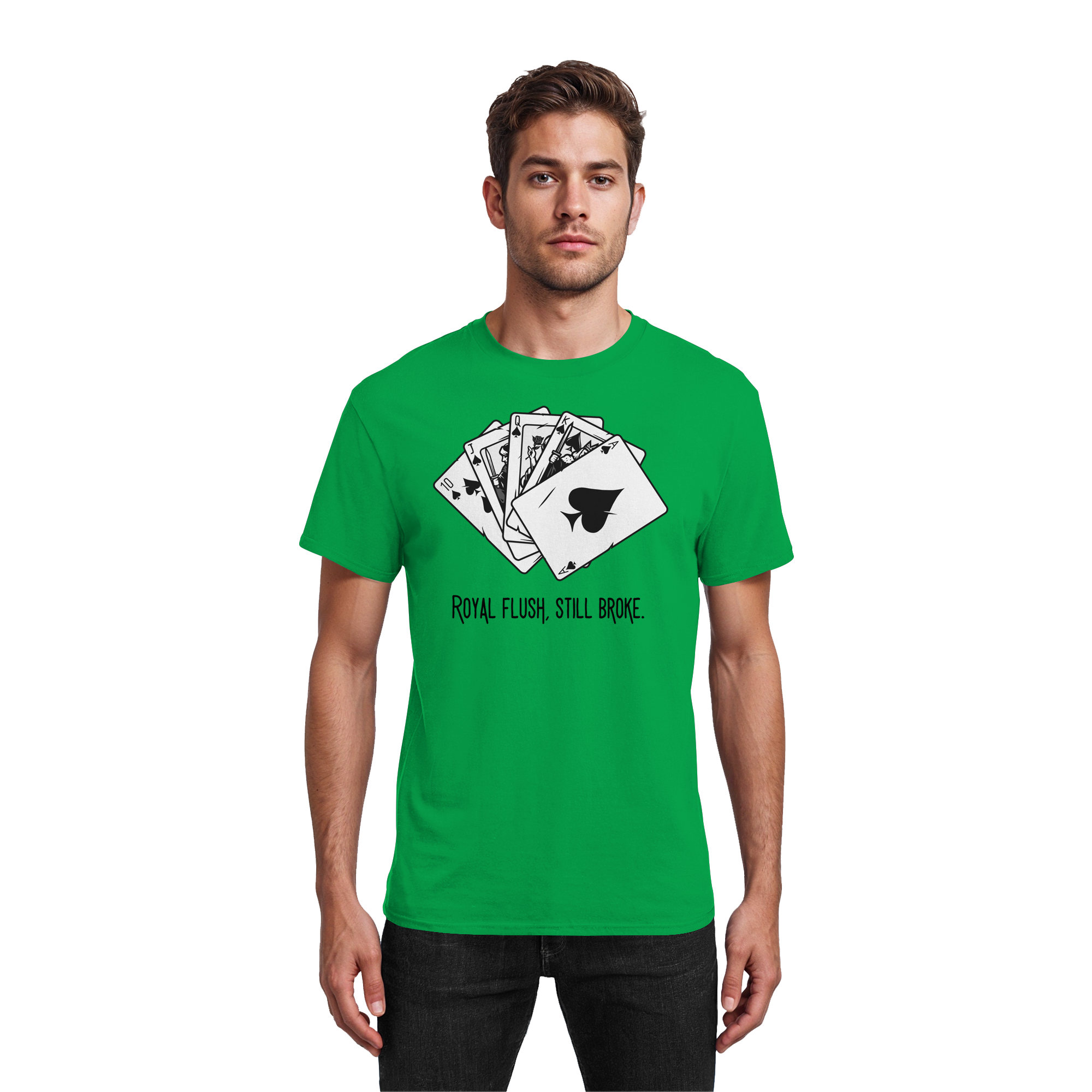 Ace Up My Sleeve - Heavy Cotton T-Shirt