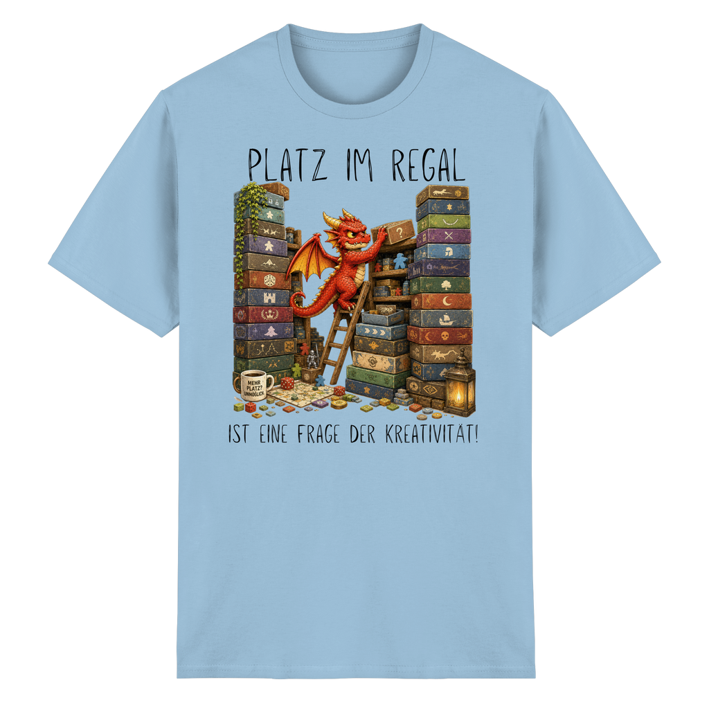 Platz im Regal ist eine Frage der Kreativität. - Heavy Cotton T-Shirt