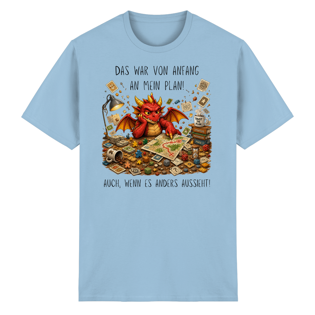 Vertrau dem Plan - Heavy Cotton T-Shirt