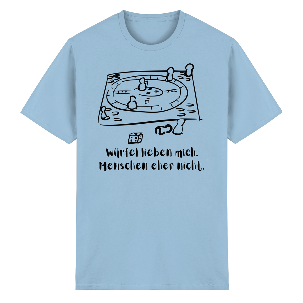 Würfel lieben mich. Menschen eher nicht. - Heavy Cotton T-Shirt