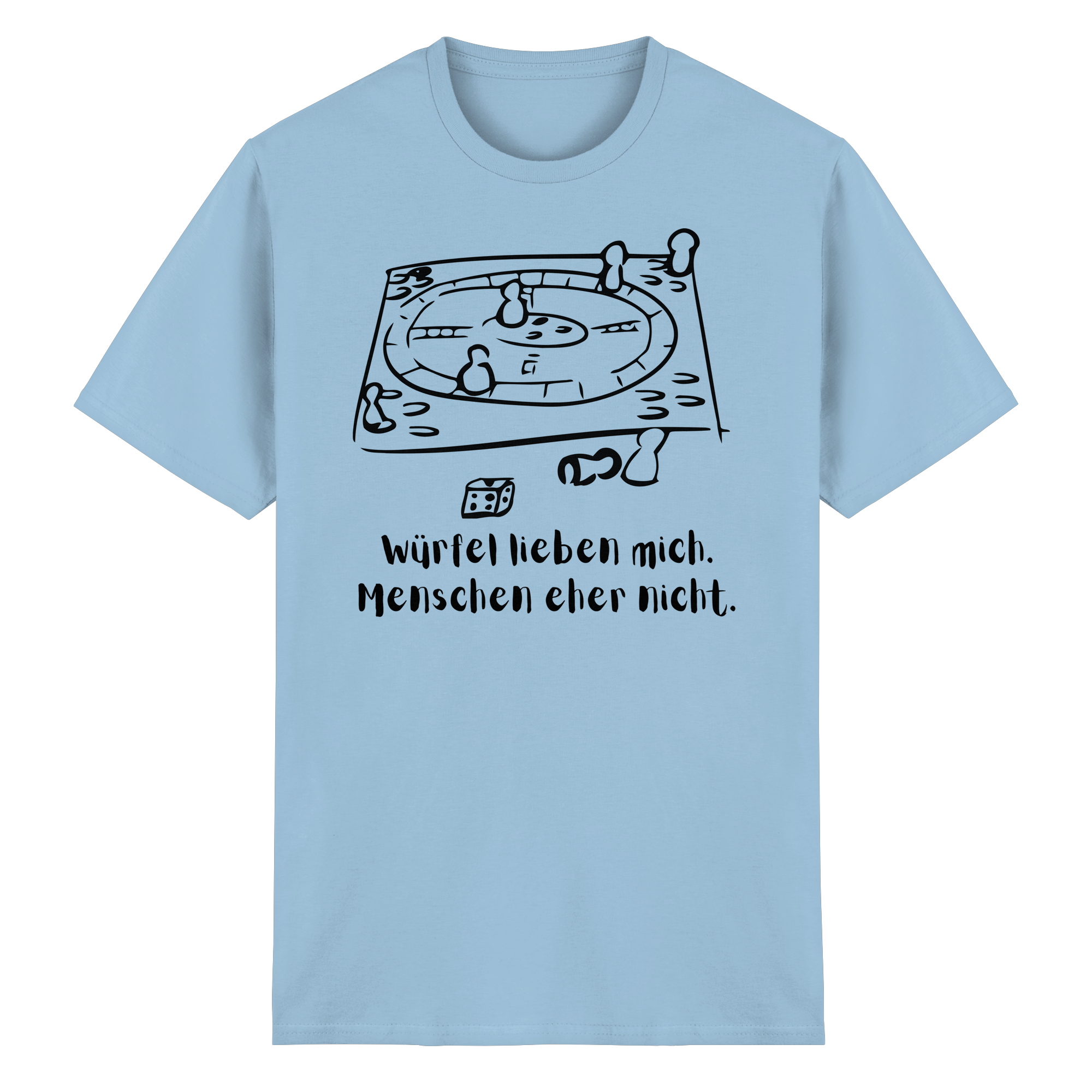 Würfel lieben mich. Menschen eher nicht. - Heavy Cotton T-Shirt