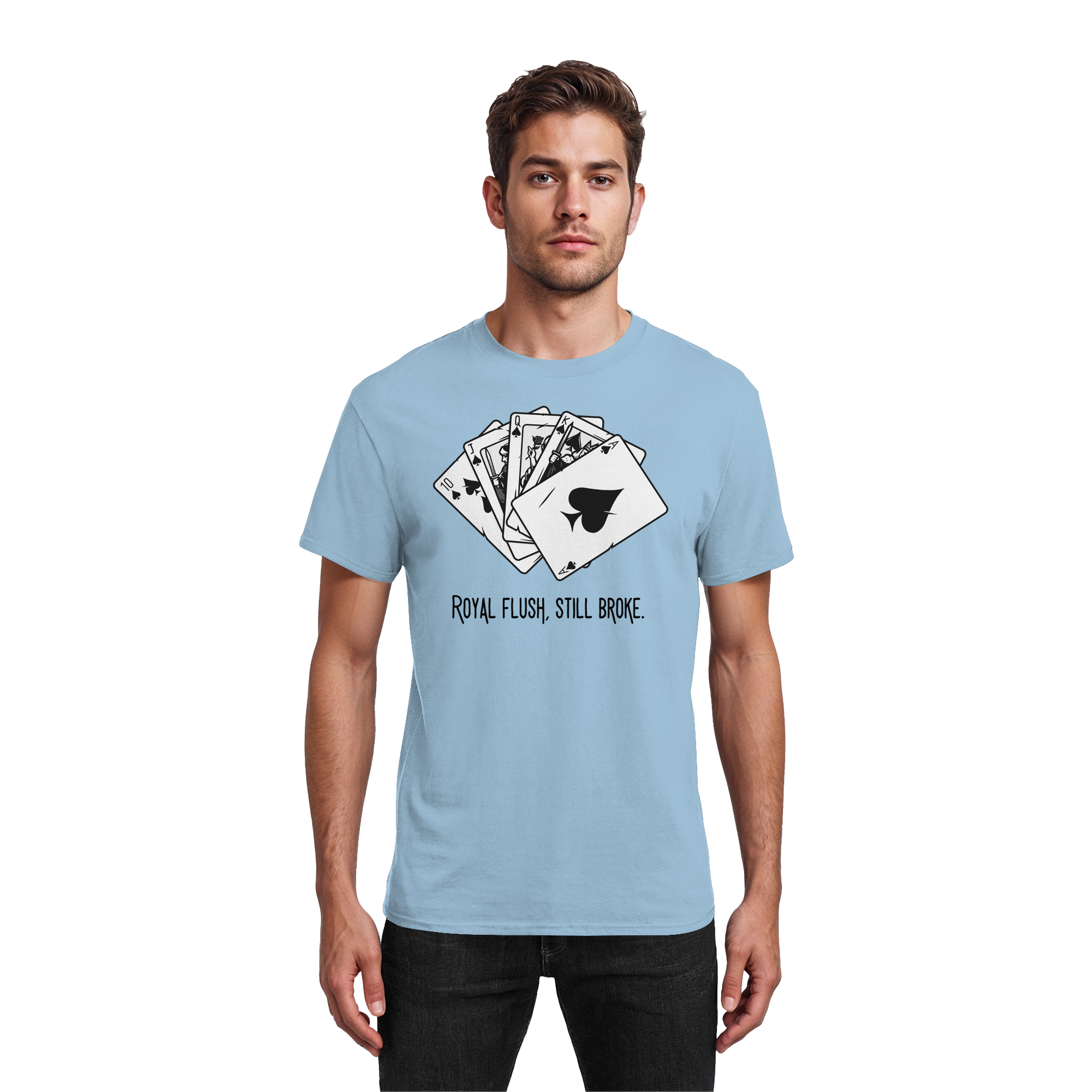 Ace Up My Sleeve - Heavy Cotton T-Shirt