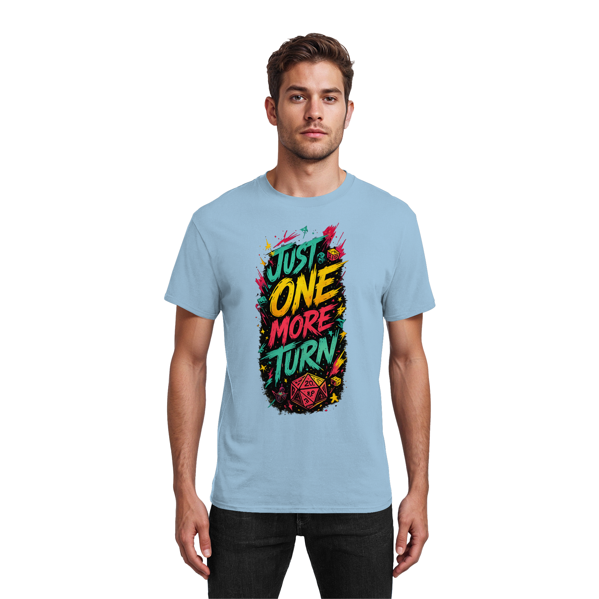 Just One More Turn! - Heavy Cotton T-Shirt
