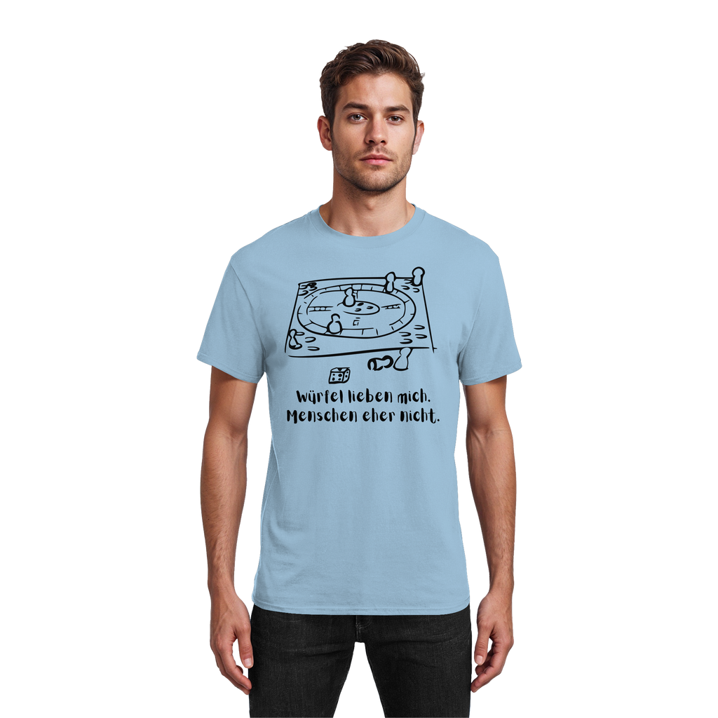 Würfel lieben mich. Menschen eher nicht. - Heavy Cotton T-Shirt