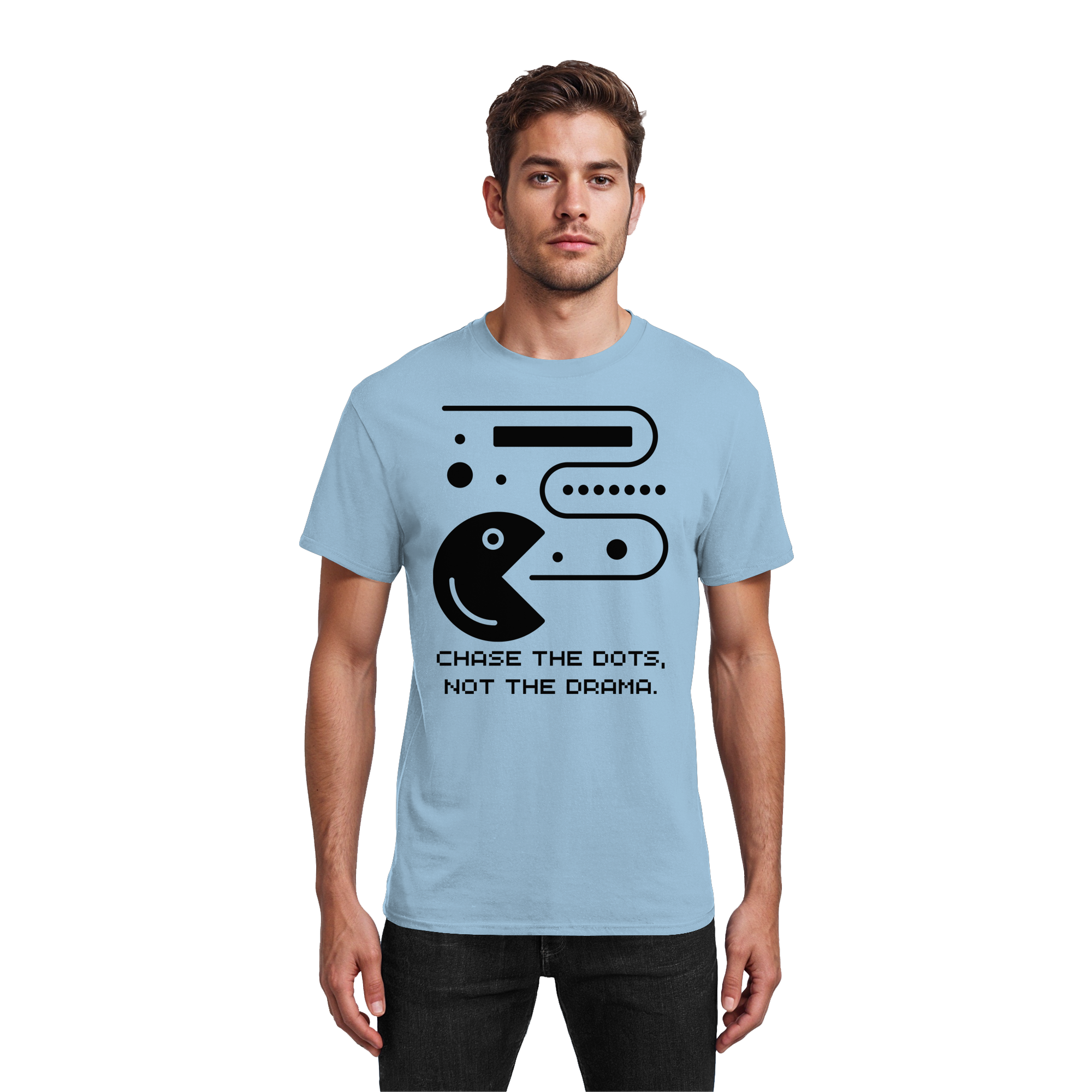 Chase the Dots, Not the Drama - Heavy Cotton T-Shirt