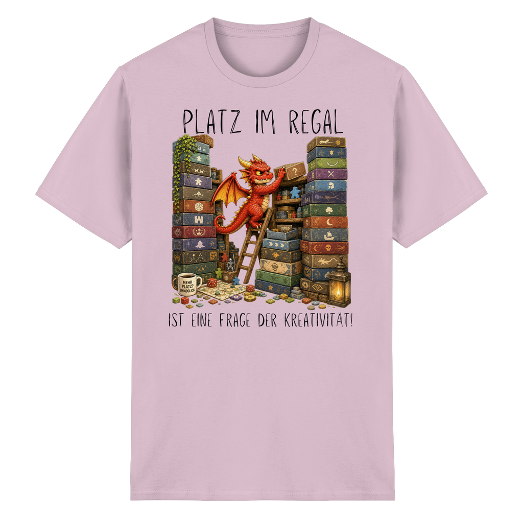 Platz im Regal ist eine Frage der Kreativität. - Heavy Cotton T-Shirt
