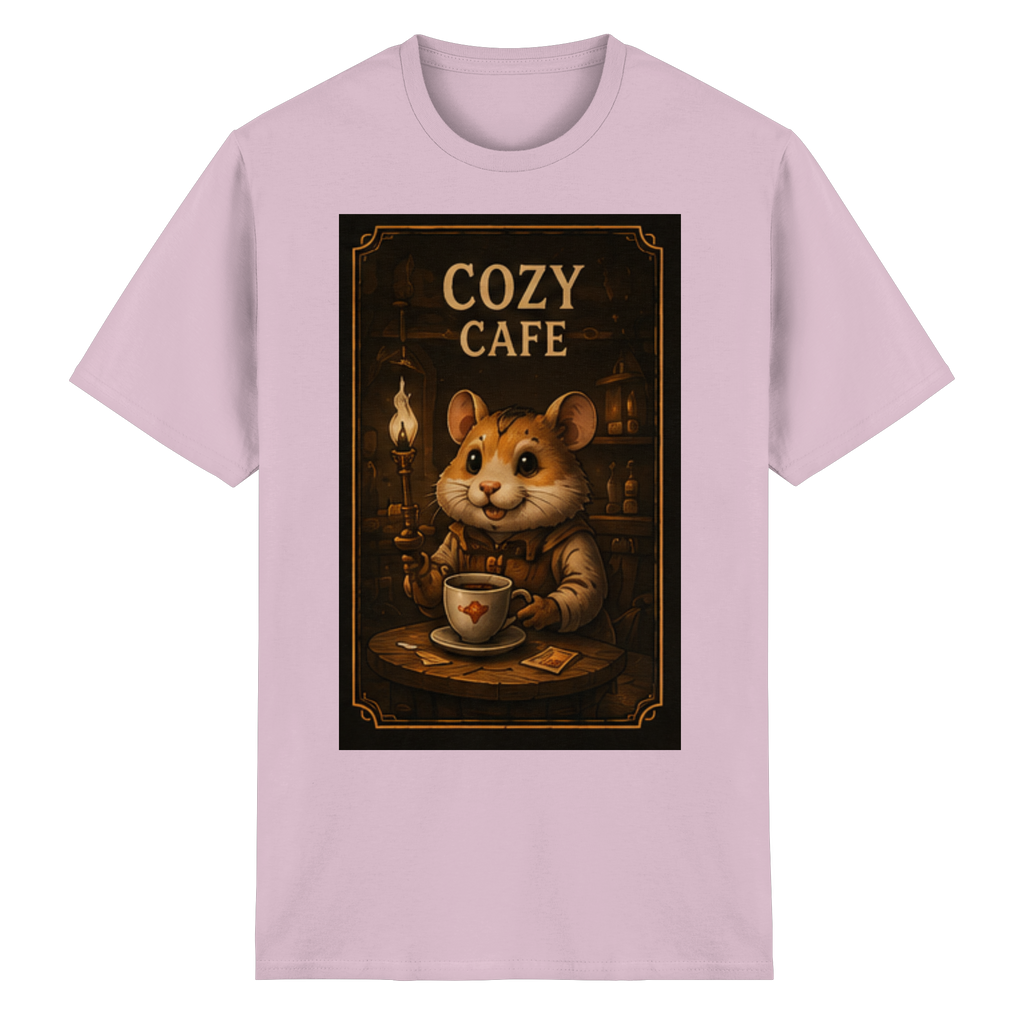 Cozy Café - Heavy Cotton T-Shirt