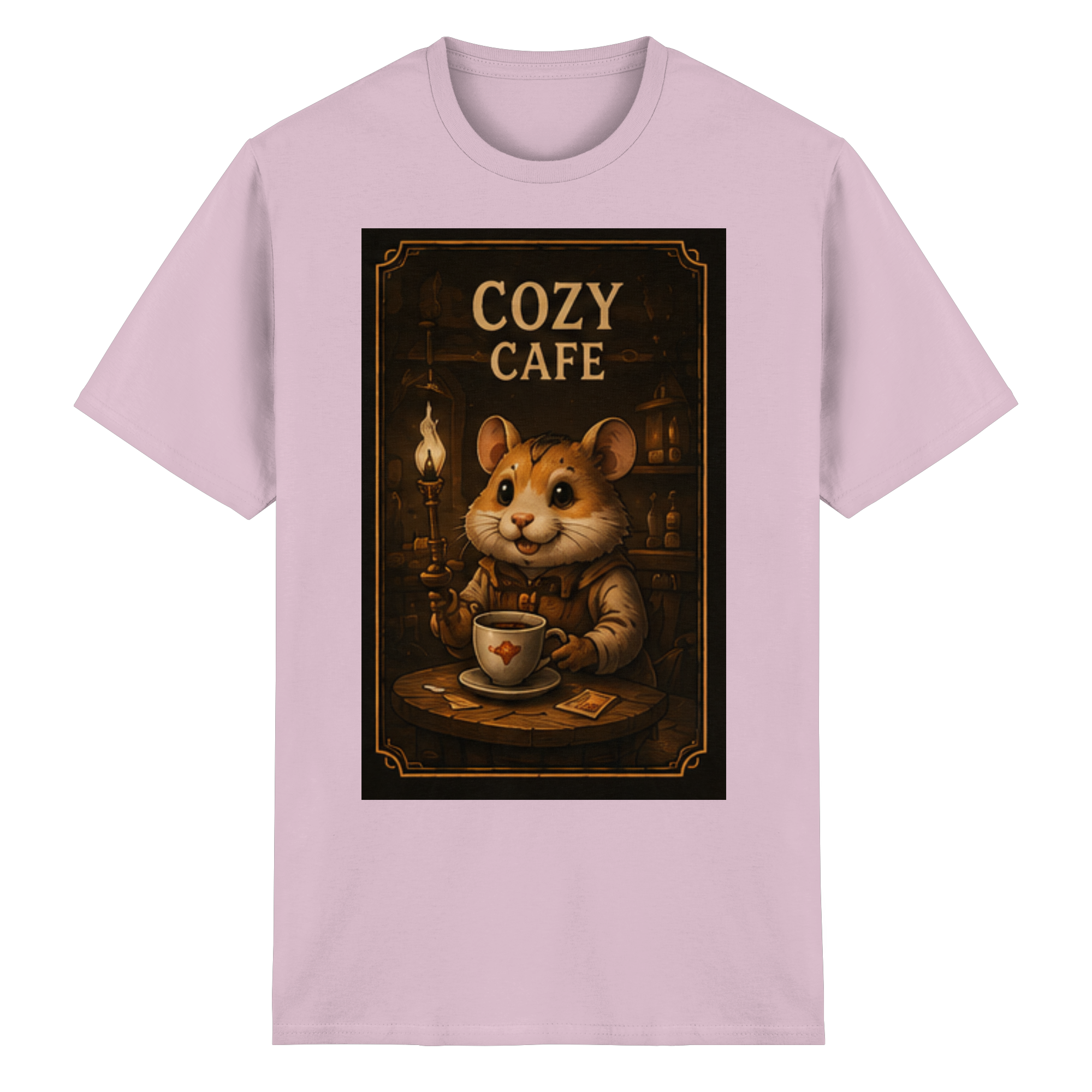 Cozy Café - Heavy Cotton T-Shirt