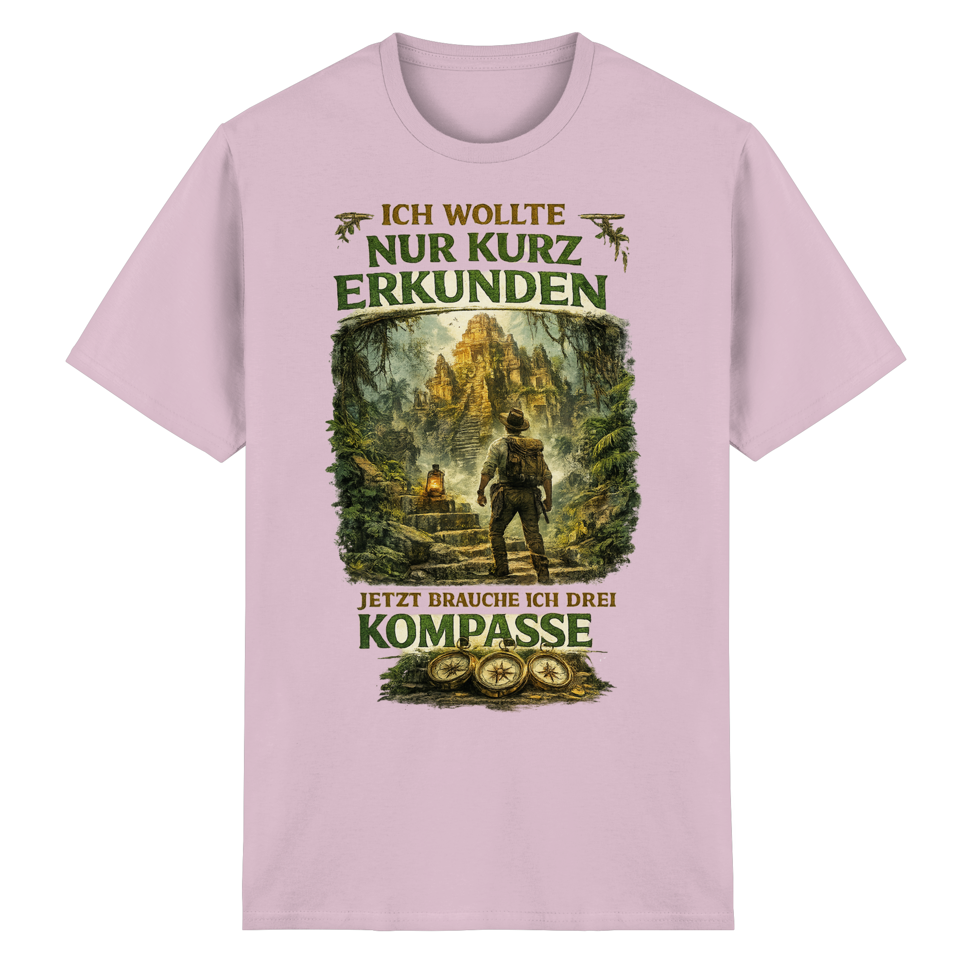 Nur kurz erkunden - Heavy Cotton T-Shirt