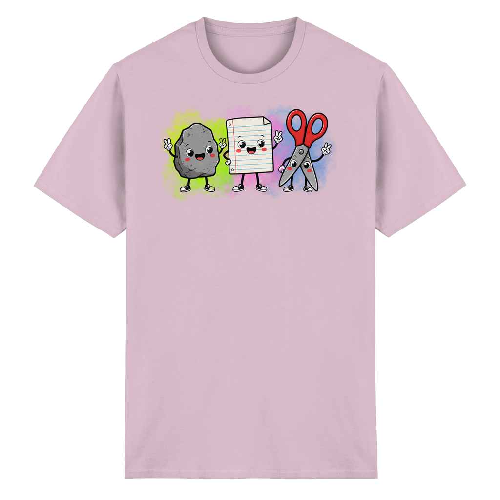 Stein schlägt Schere schlägt Papier! - Heavy Cotton T-Shirt