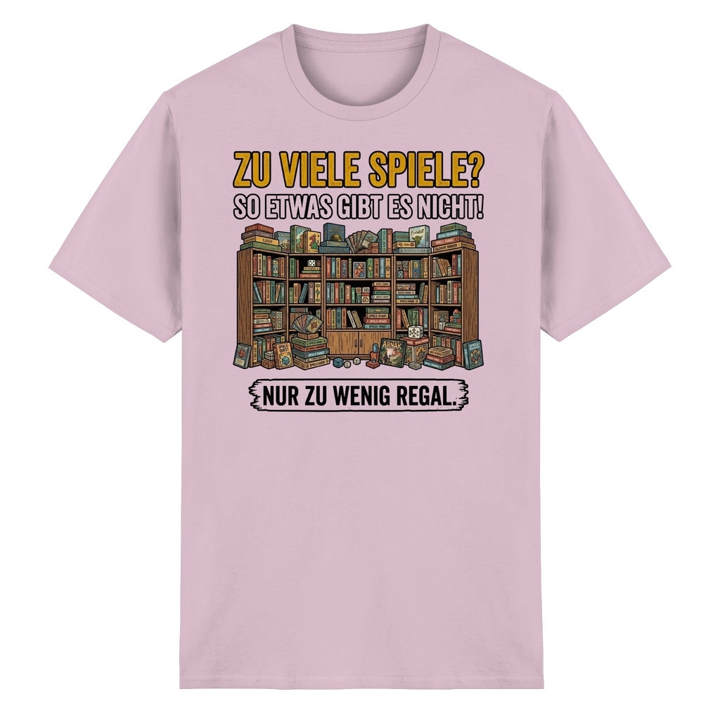 Zu viele Spiele? Zu wenig Regal.  - Heavy Cotton T-Shirt