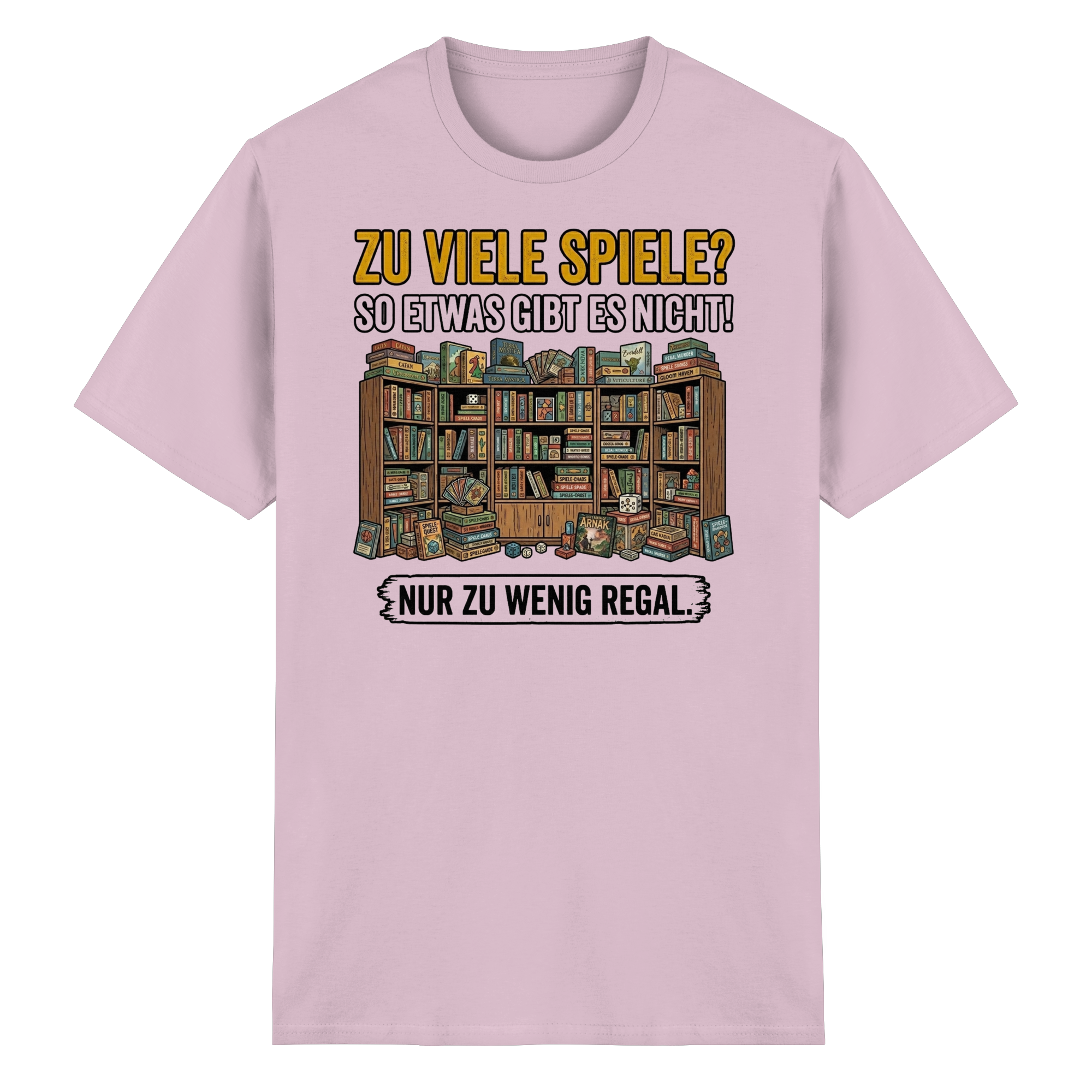 Zu viele Spiele? Zu wenig Regal.  - Heavy Cotton T-Shirt