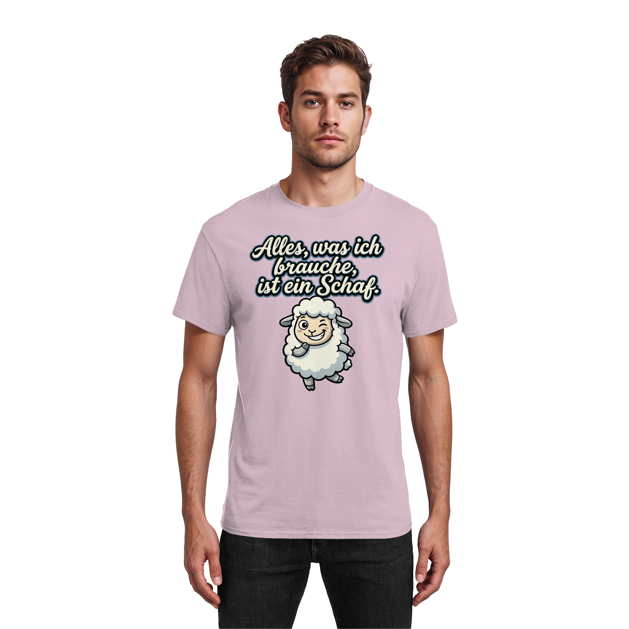 Alles, was ich brauche, ist ein Schaf!  - Heavy Cotton T-Shirt