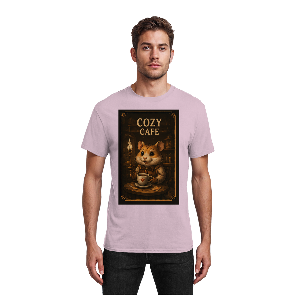 Cozy Café - Heavy Cotton T-Shirt