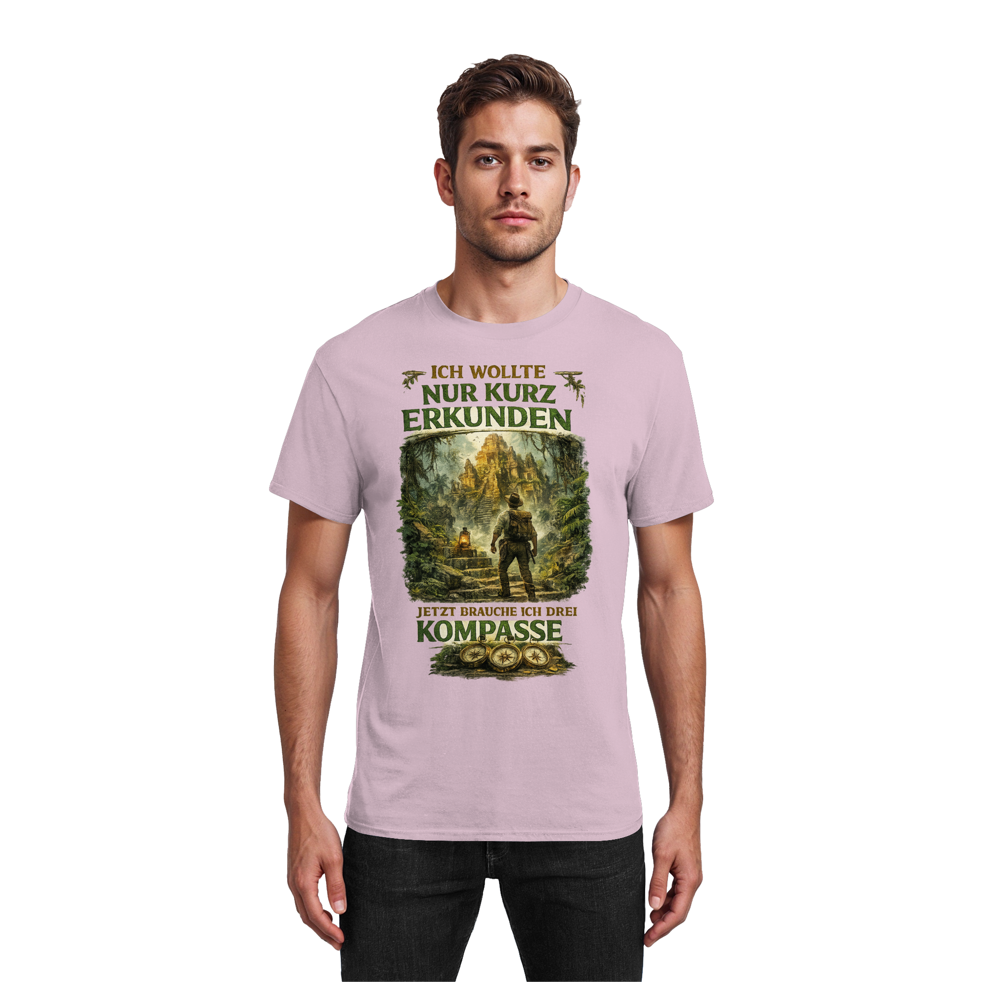 Nur kurz erkunden - Heavy Cotton T-Shirt