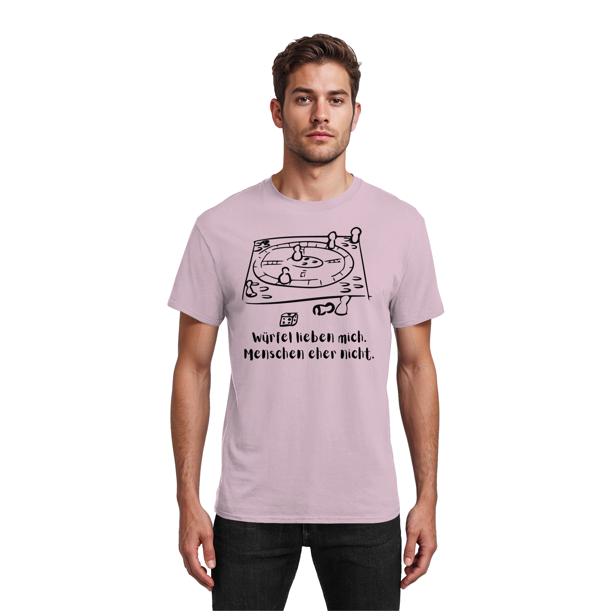 Würfel lieben mich. Menschen eher nicht. - Heavy Cotton T-Shirt