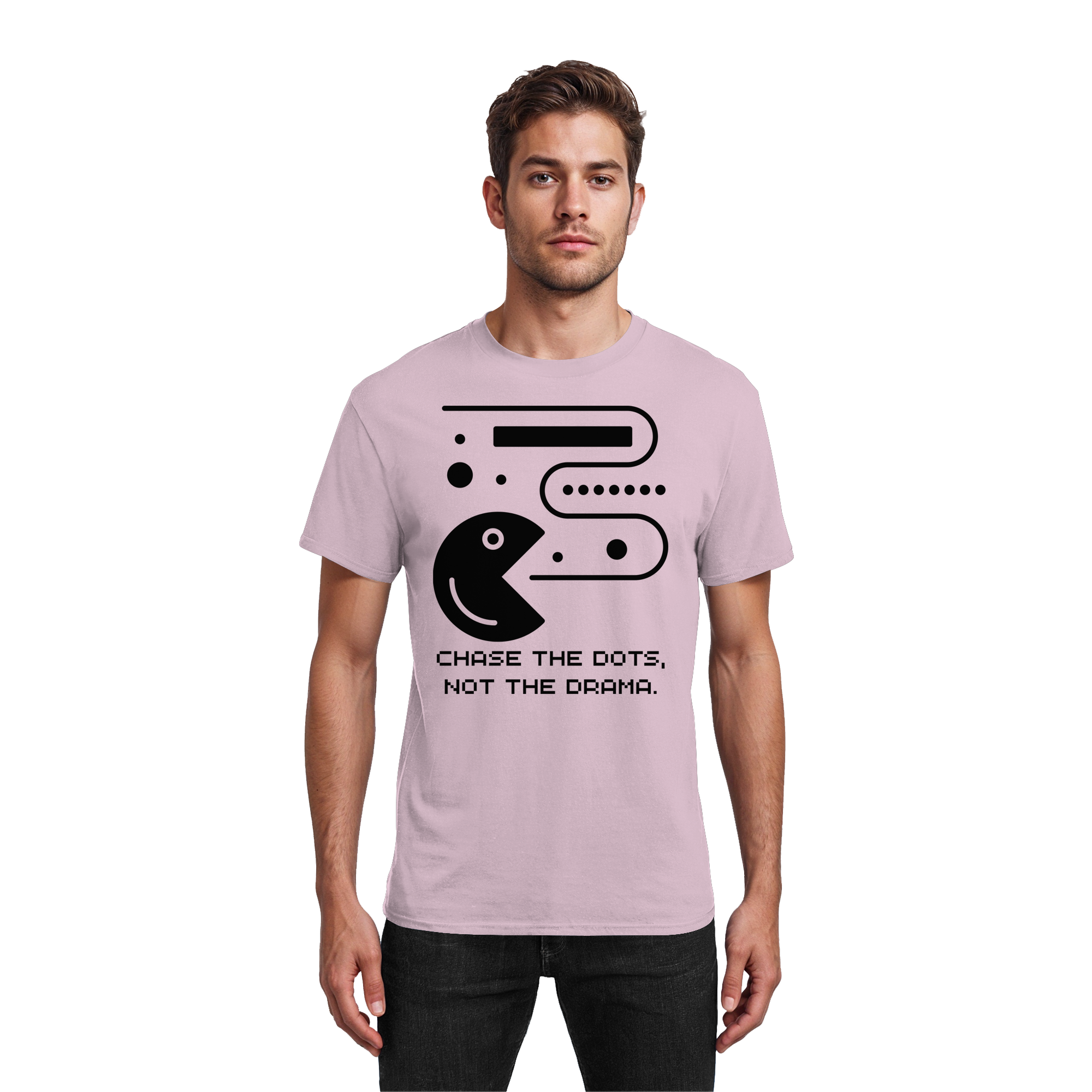 Chase the Dots, Not the Drama - Heavy Cotton T-Shirt