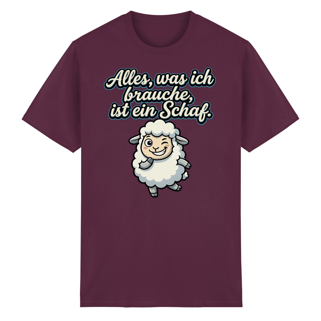 Alles, was ich brauche, ist ein Schaf!  - Heavy Cotton T-Shirt