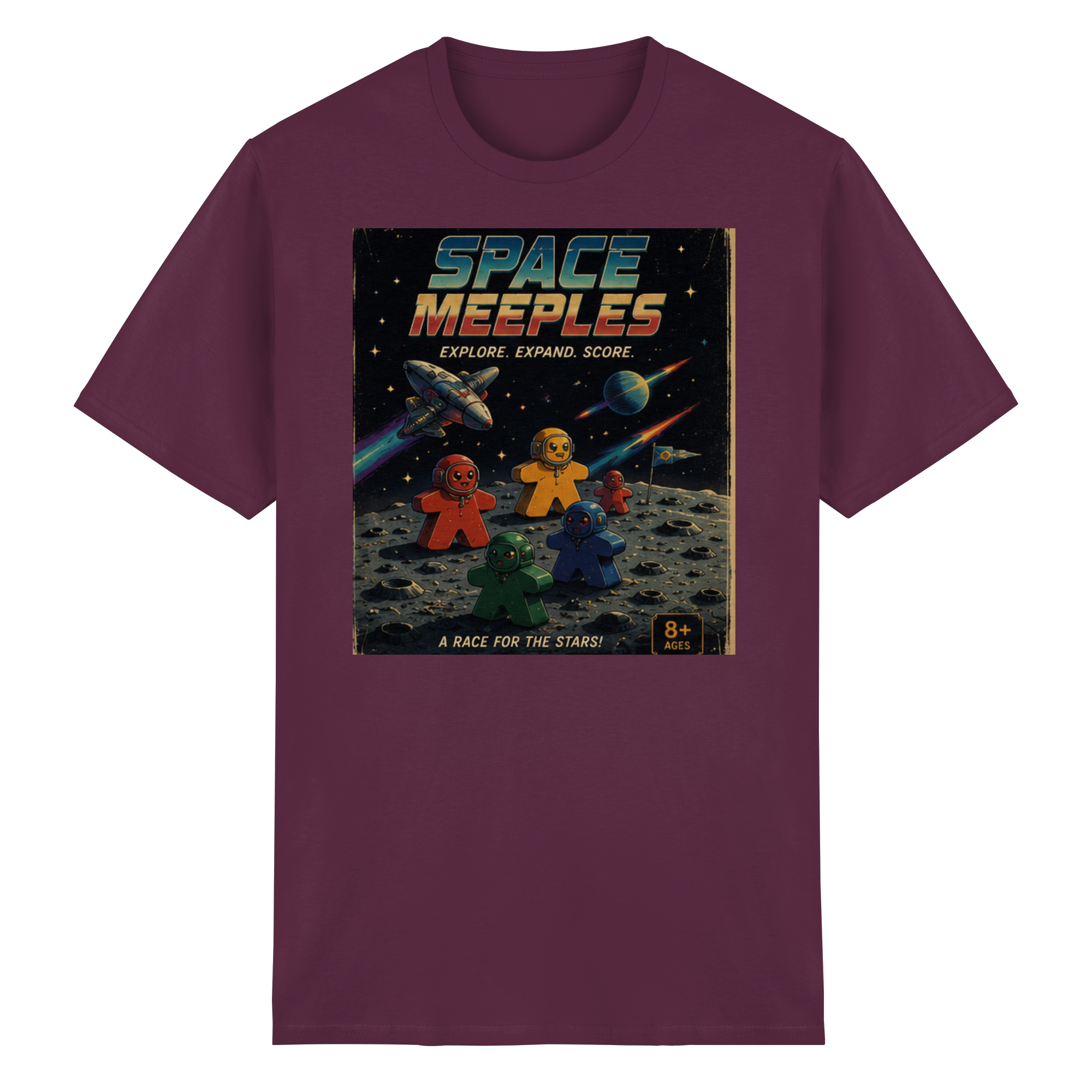 Space Maples - Heavy Cotton T-Shirt