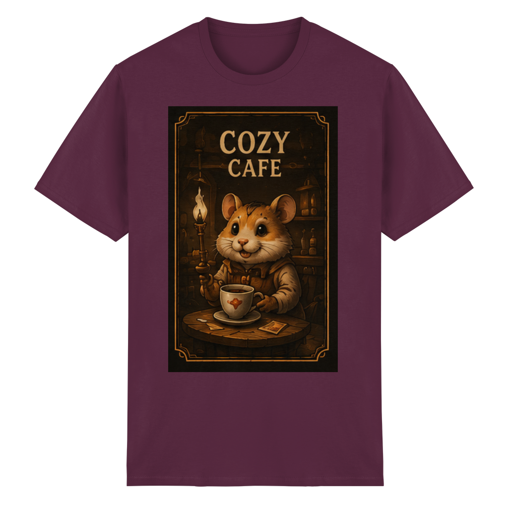 Cozy Café - Heavy Cotton T-Shirt