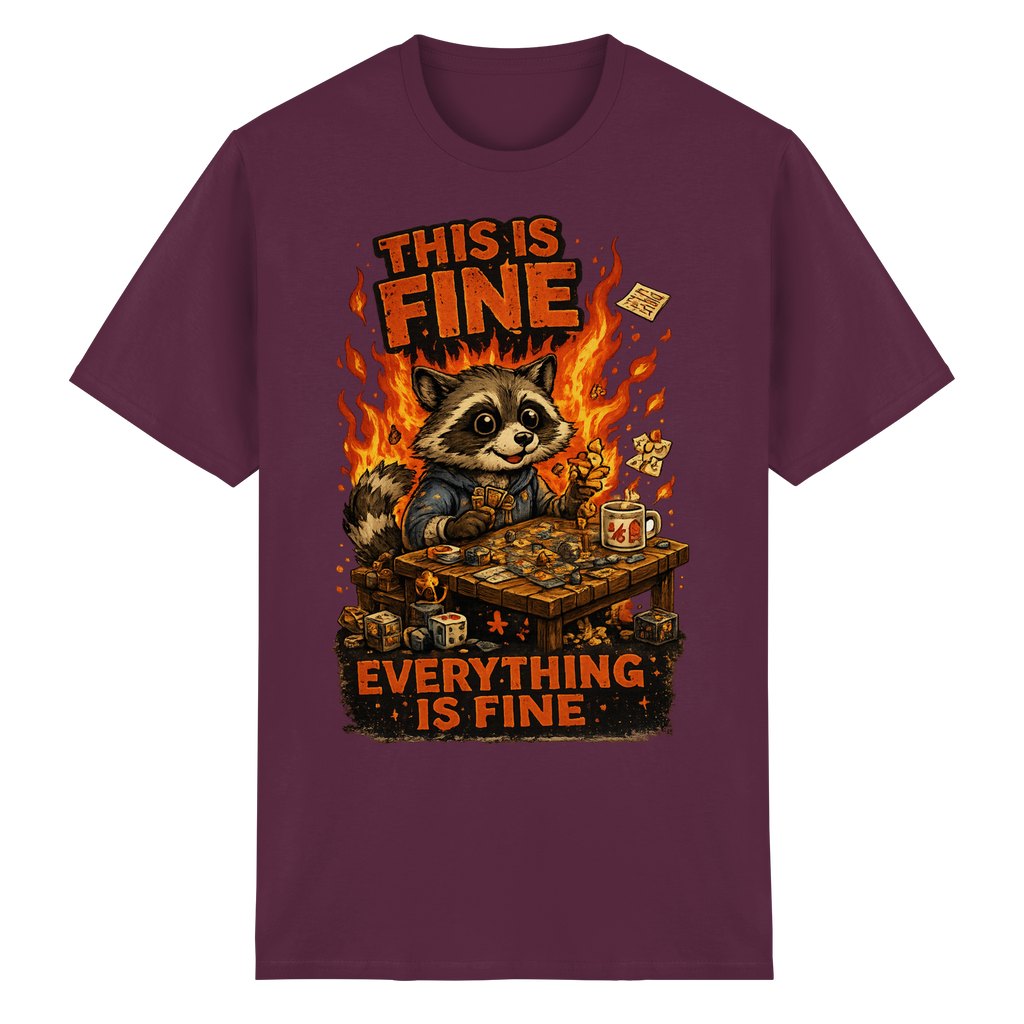 This Is Fine Club! - Heavy Cotton T-Shirt
