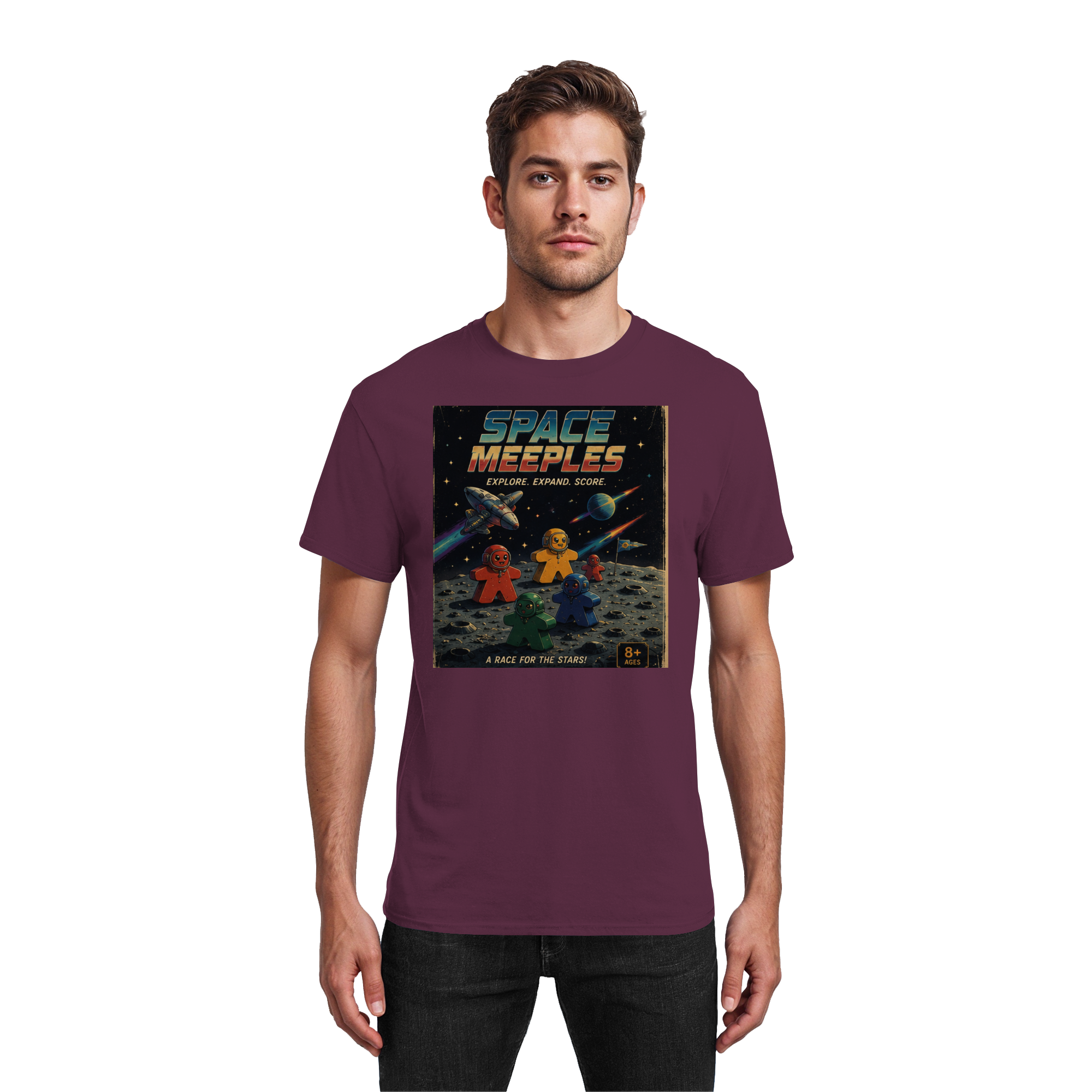 Space Maples - Heavy Cotton T-Shirt