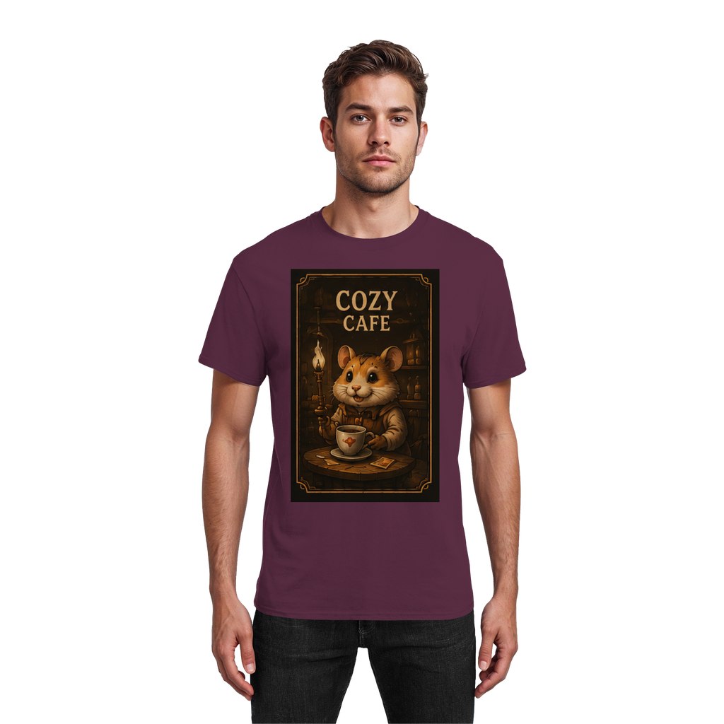 Cozy Café - Heavy Cotton T-Shirt